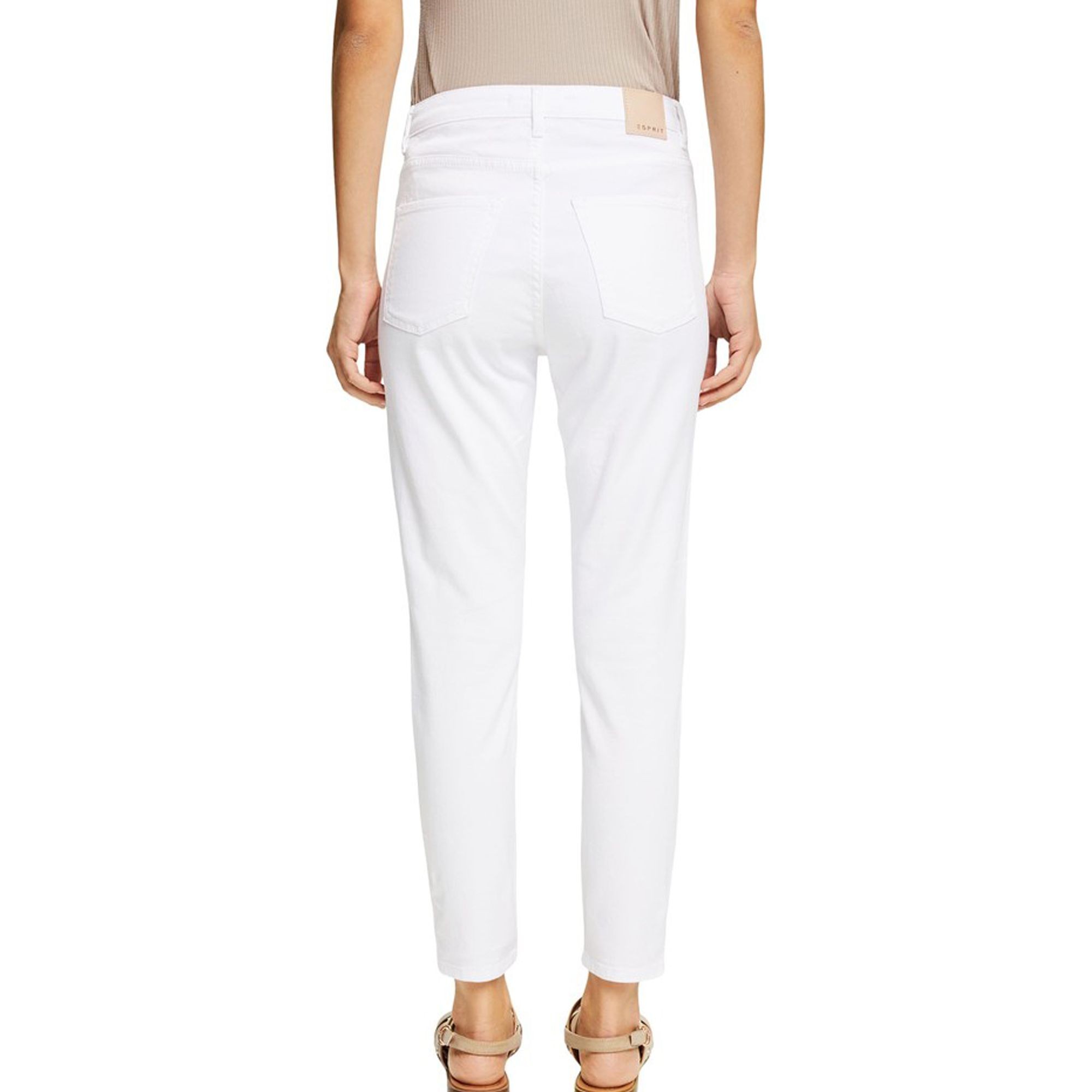 ESPRIT Kelnės moterims, Balta 3