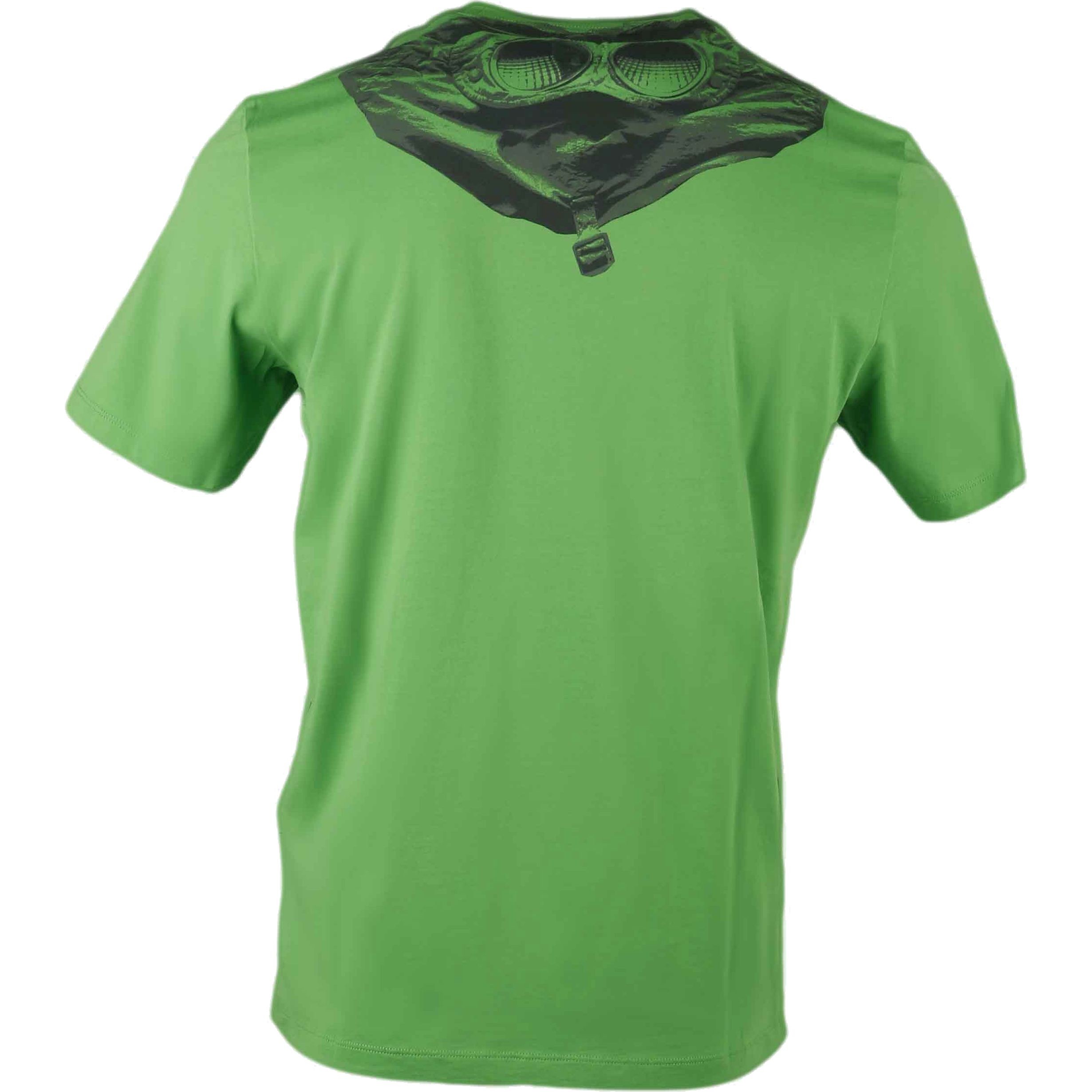 C.P. COMPANY Marškinėliai trump. rankovėmis vyrams, Žalia, 30/1 jersey goggle t-shirt 2