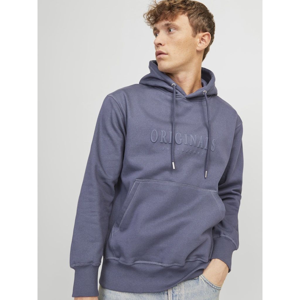 JACK & JONES Džemperis vyrams, Mėlyna, Frederik sberg sweat hood 3