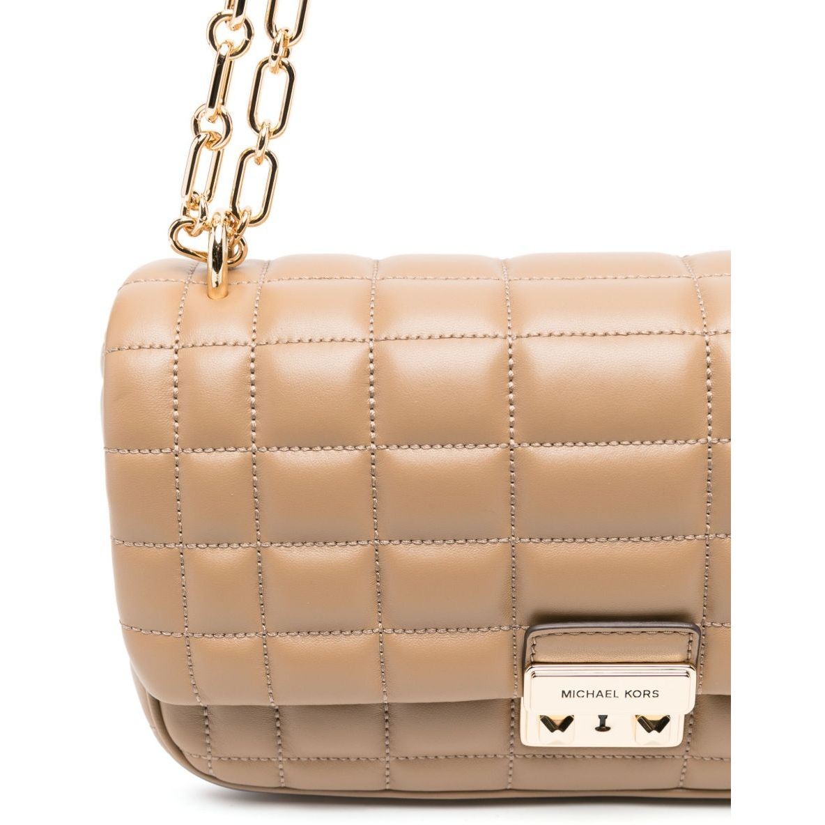 MICHAEL KORS Rankinė per petį moterims, Raudona, Lg conv chain shldr 3