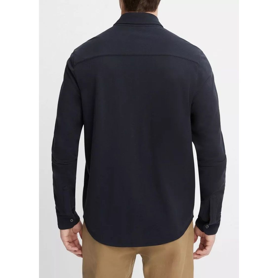 VINCE Marškiniai ilgomis rankovėmis vyrams, Mėlyna, Pique button down shirt 3