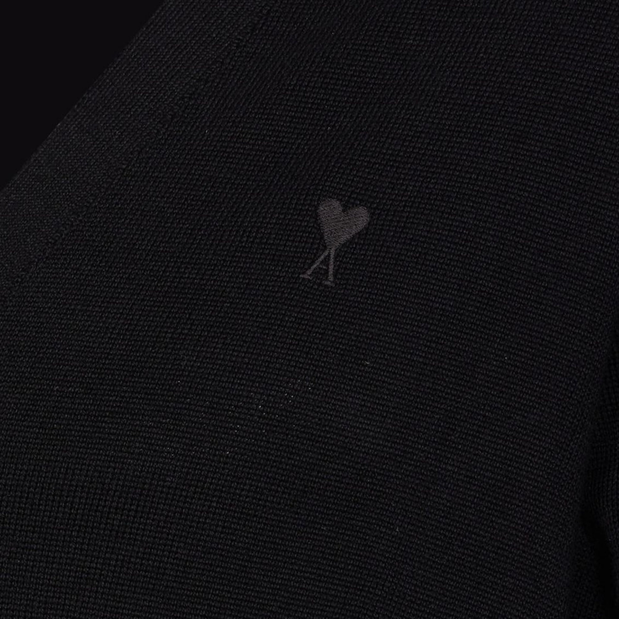 AMI PARIS Kardiganas vyrams, Juoda, Cardigan with contrasted 3