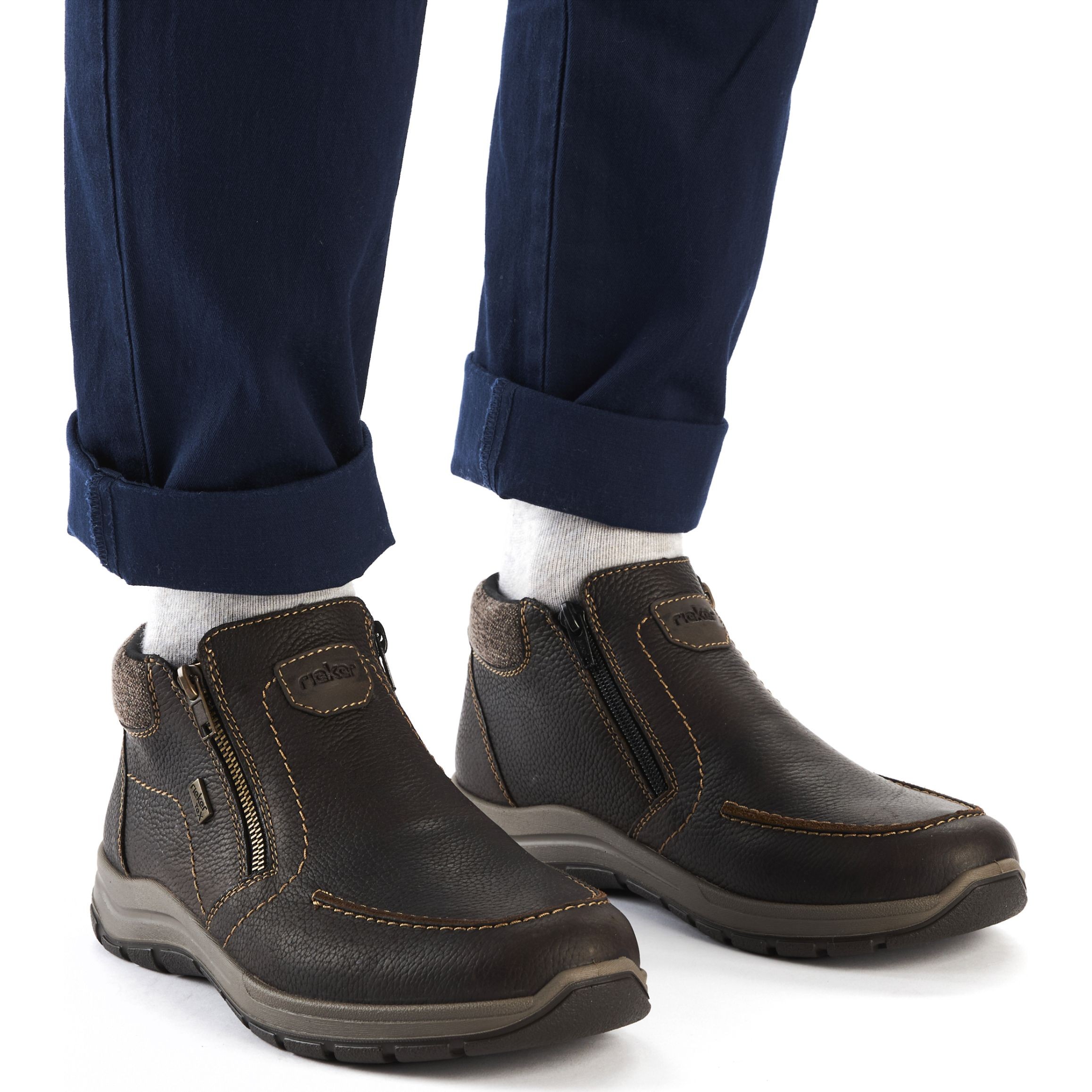 RIEKER Aulinukai vyrams, Ruda, Men's boots 2