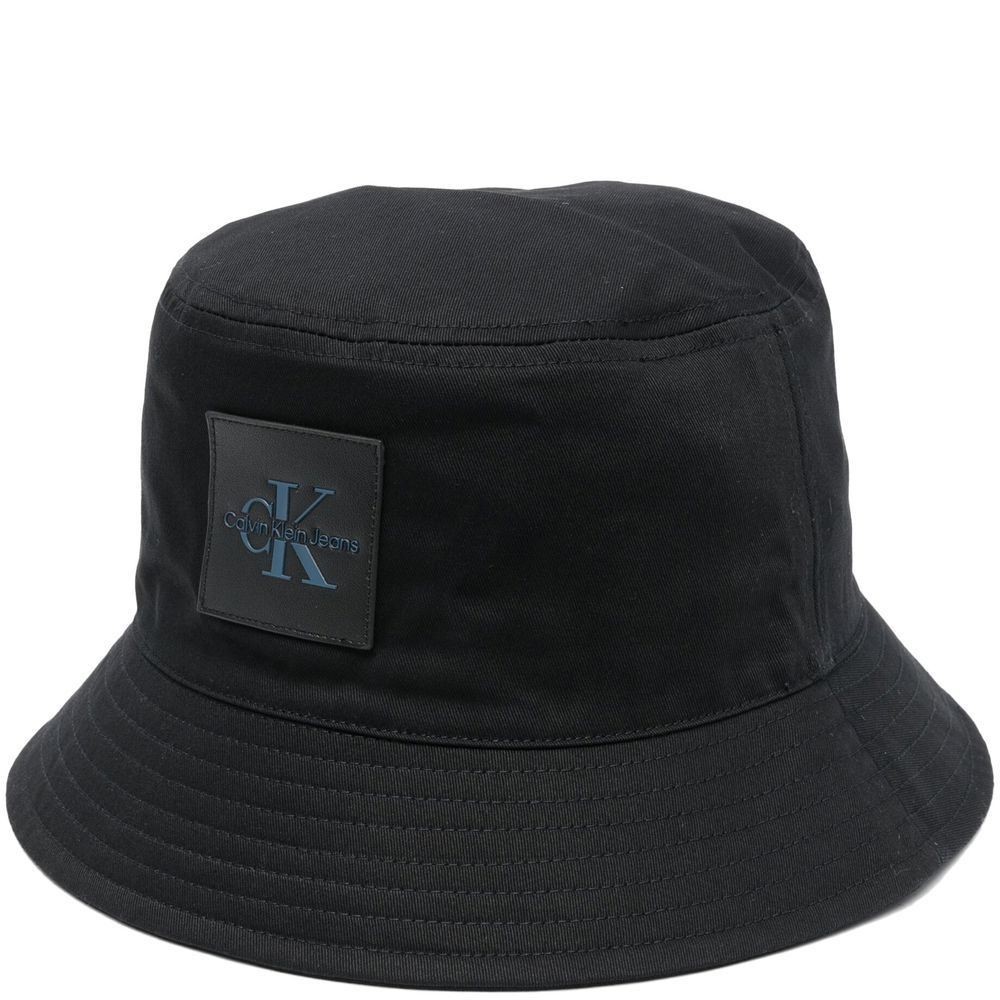CALVIN KLEIN JEANS Kepurė vyrams, Juoda, TAGGED BUCKET HAT 1