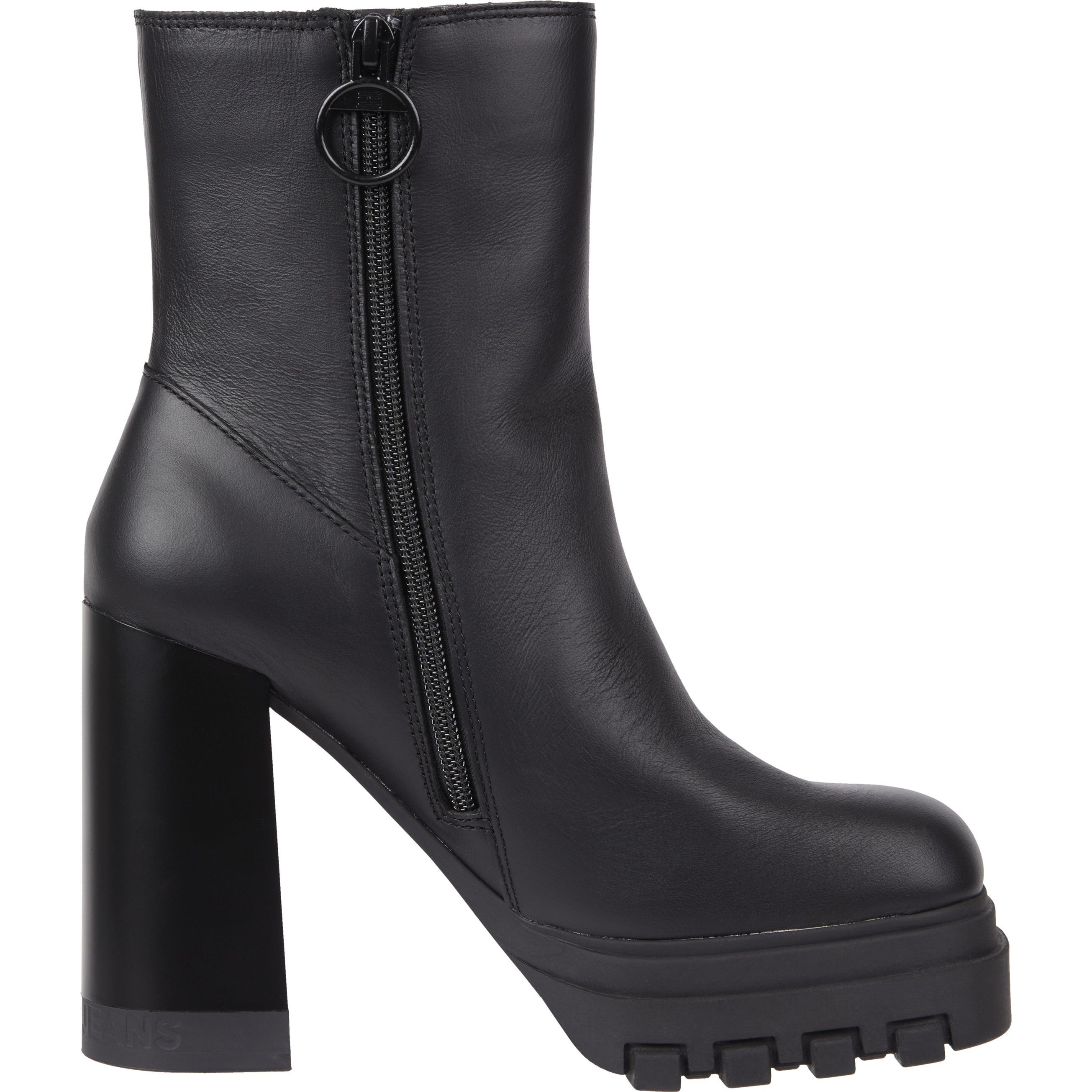 TOMMY JEANS Aulinukai moterims, Juoda, High heel ankle boot 5