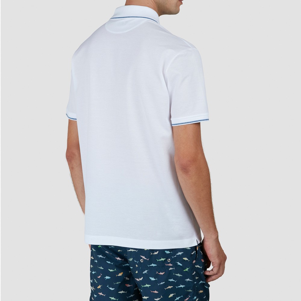 PAUL&SHARK Polo marškiniai trumpos rank. vyrams, Balta, Short sleeve polo 3