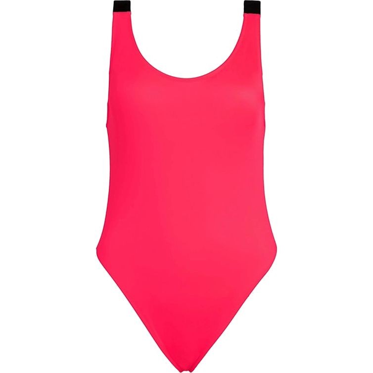 CALVIN KLEIN UW Maudymosi kostiumėlis moterims, Raudona, Scoop back swimsuit