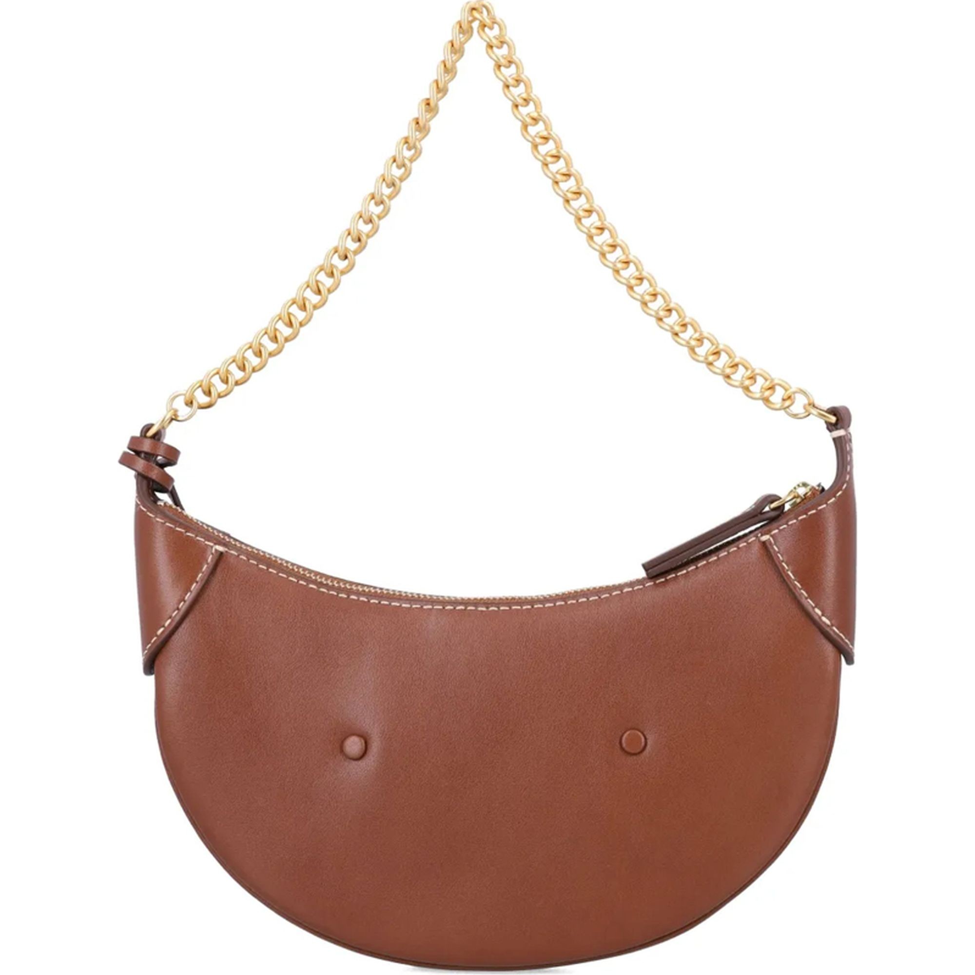 POLO RALPH LAUREN Rankinė per petį moterims, Ruda, P id mn chn-crossbody-small 2