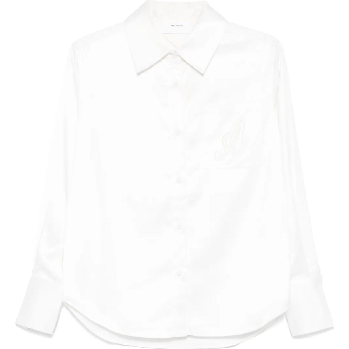 AXEL ARIGATO Marškiniai ilgomis rankovėmis moterims, Balta, Rumi satin shirt