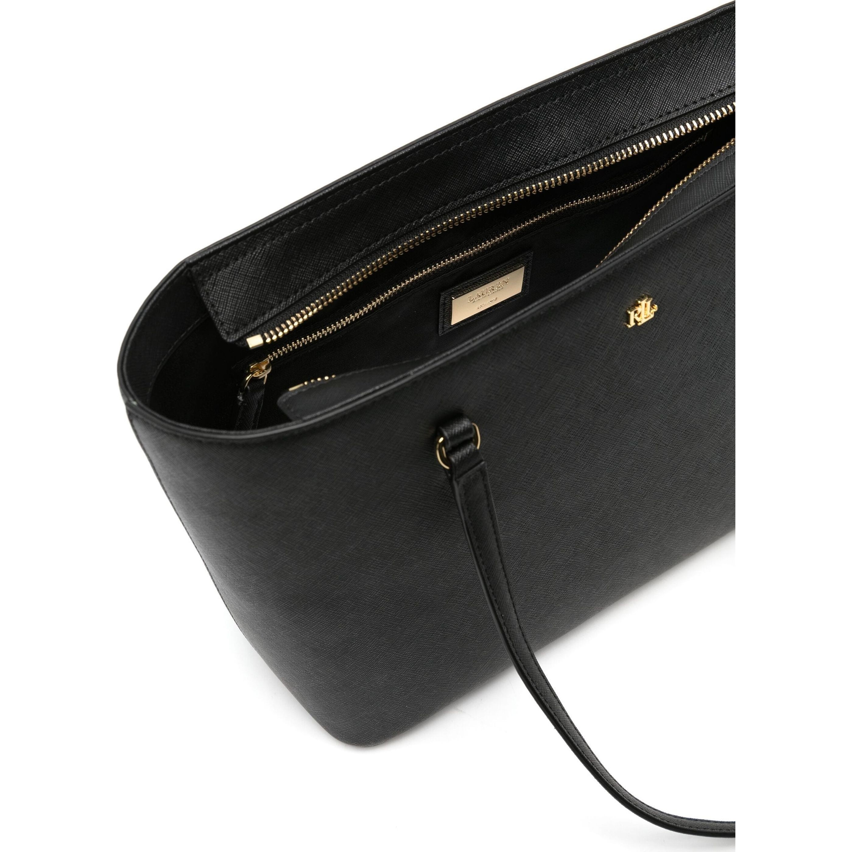 LAUREN RALPH LAUREN Pirkinių krepšys moterims, Juoda, Karly shpper medium tote 4
