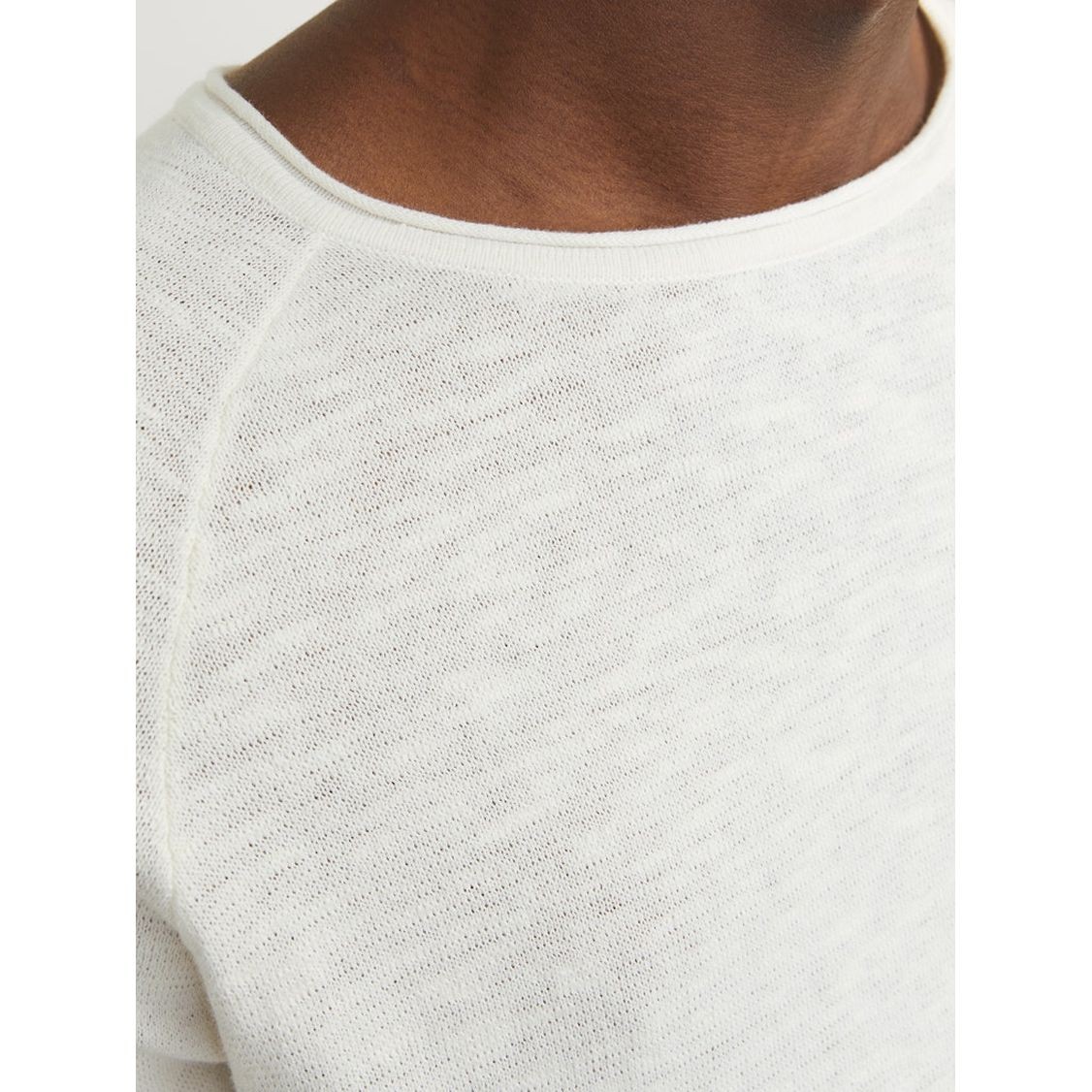 JACK & JONES Megztinis vyrams, Balta, Jjelinen pullover 7