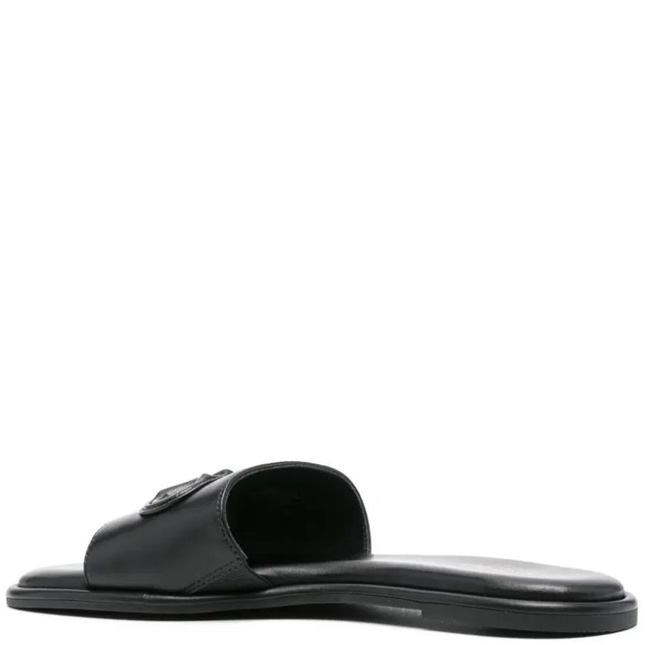 MICHAEL KORS Guminės šlepetės moterims, Juoda, Saylor slide 3