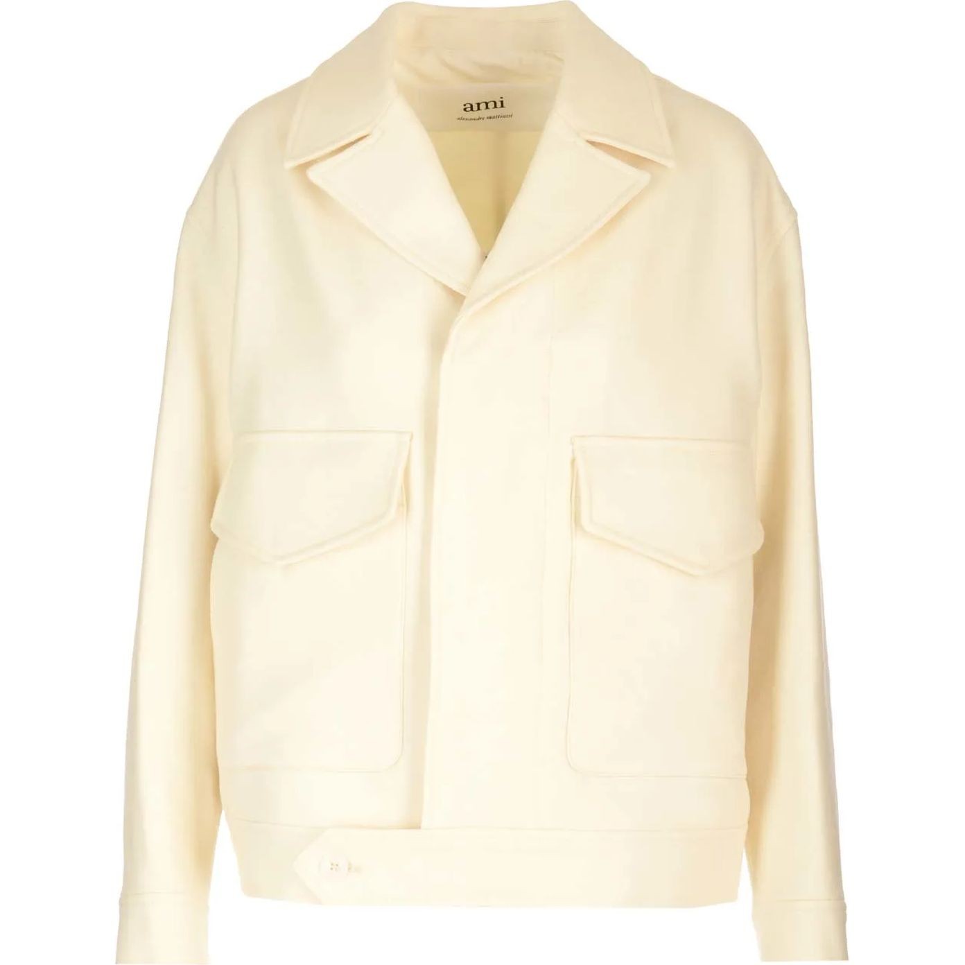 AMI PARIS Lengva striukė moterims, Kūno, Oversize buttoned jacket 1