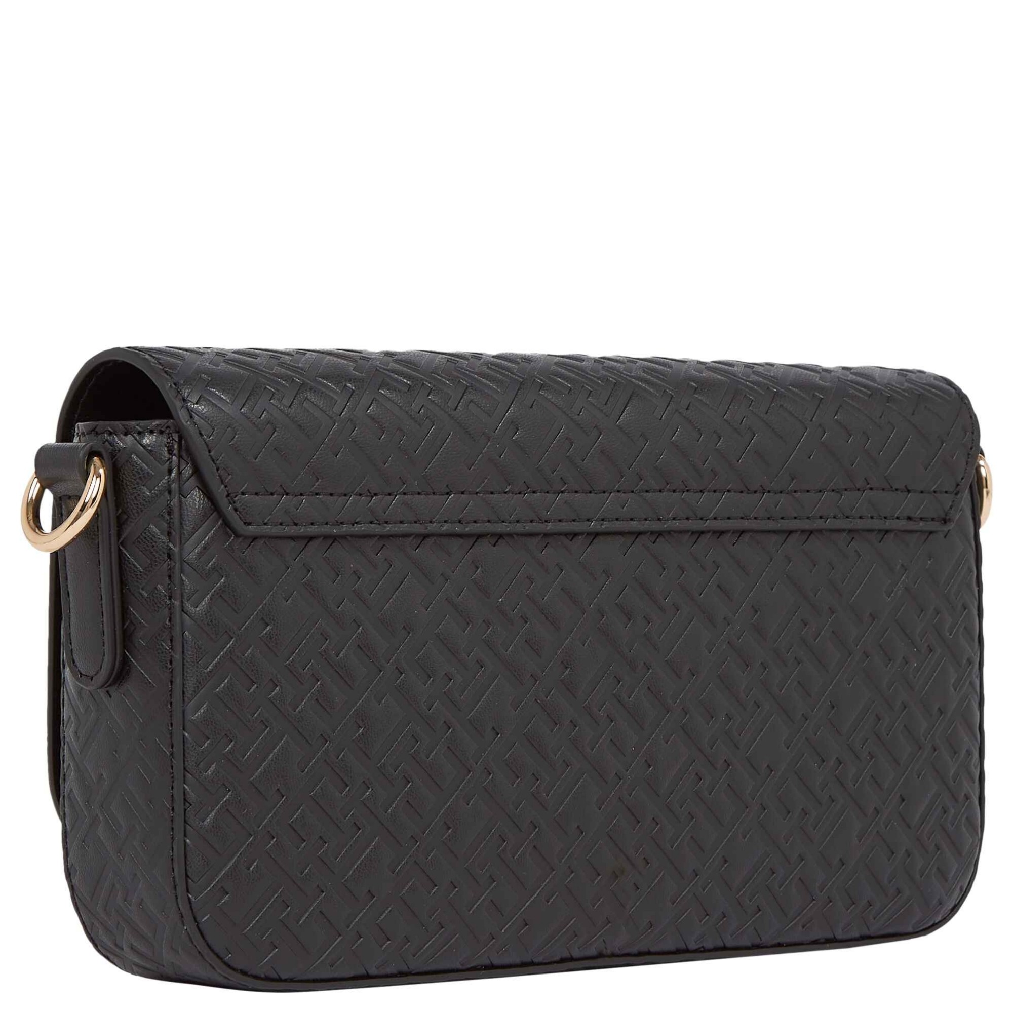 TOMMY HILFIGER Rankinė per petį moterims, Juoda, TH icon conv crossover mono 2