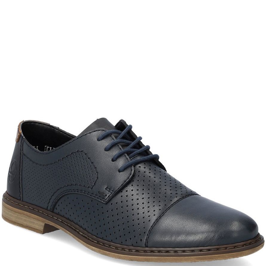 RIEKER Klasikiniai batai vyrams, Mėlyna, FORMAL 1