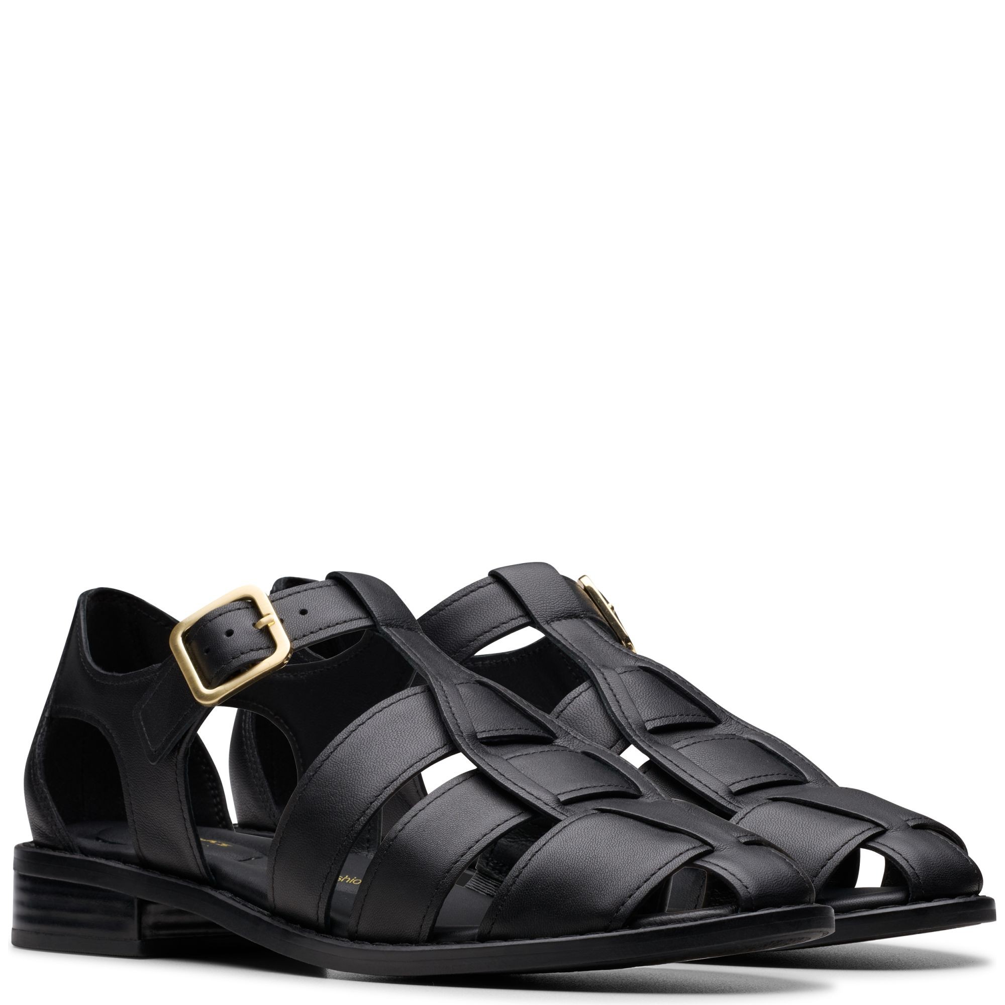 CLARKS Basutės moterims, Juoda, Hana Sun D 5