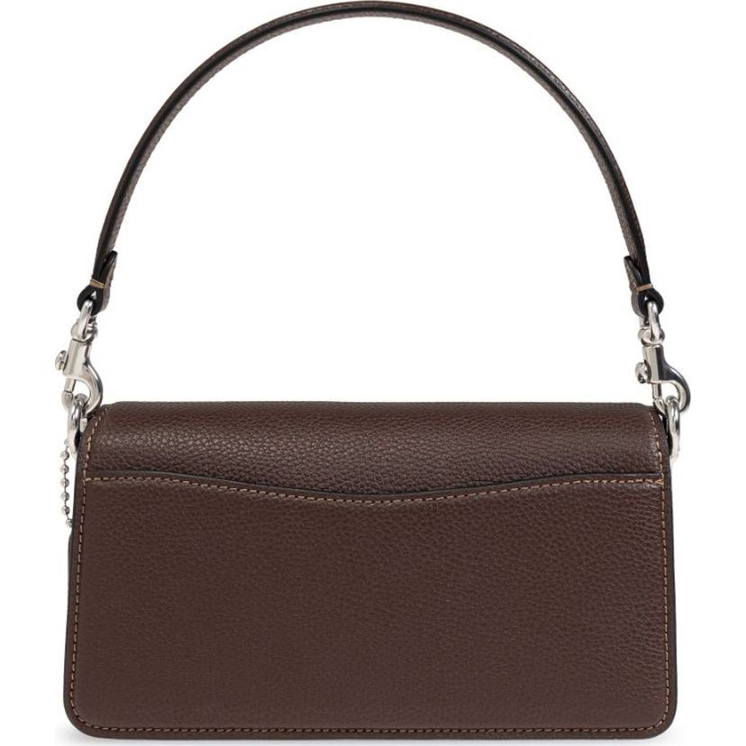 COACH Rankinė per petį moterims, Ruda, Leather tabby shoulder bag 20 2