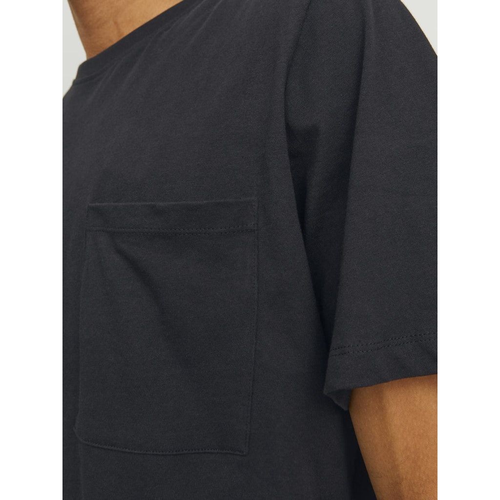 JACK & JONES Marškinėliai vyrams, Juoda, JJENOA POCKET TEE SS 2