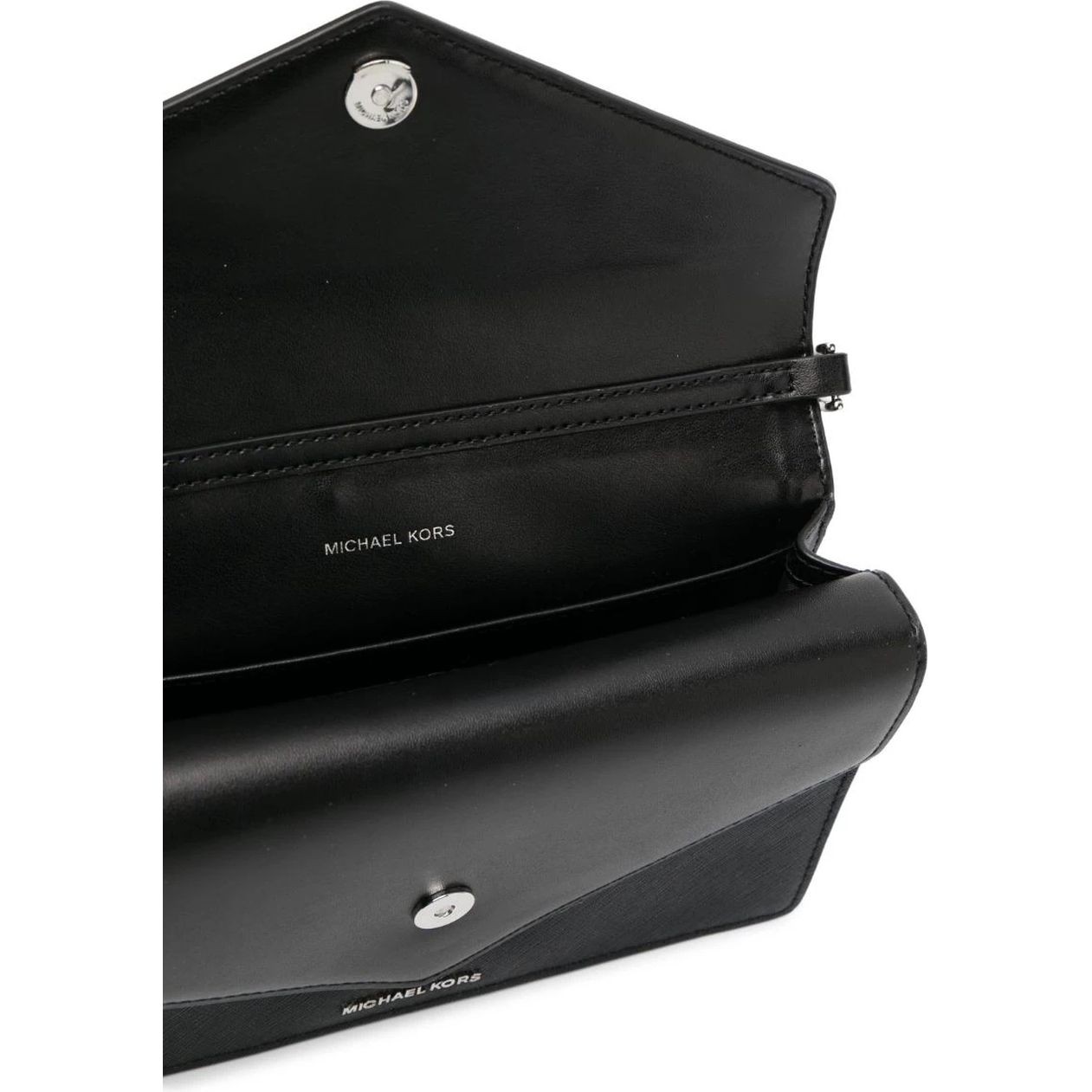 MICHAEL KORS Rankinė per petį moterims, Juoda, LG double flap crossbody 4