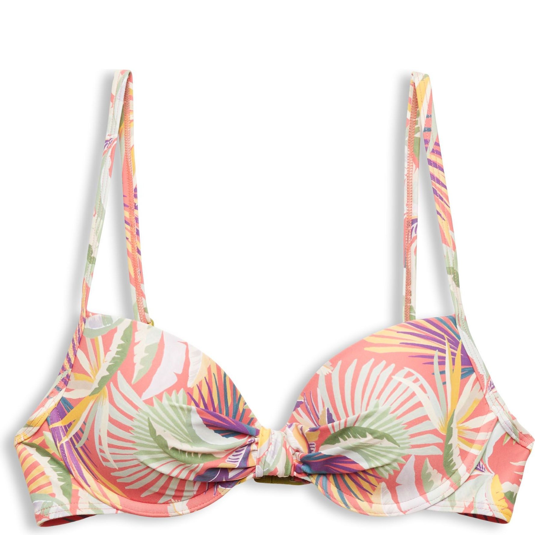ESPRIT Viršutinė kostiumėlio dalis moterims, Raudona, Palm Bikini top 1