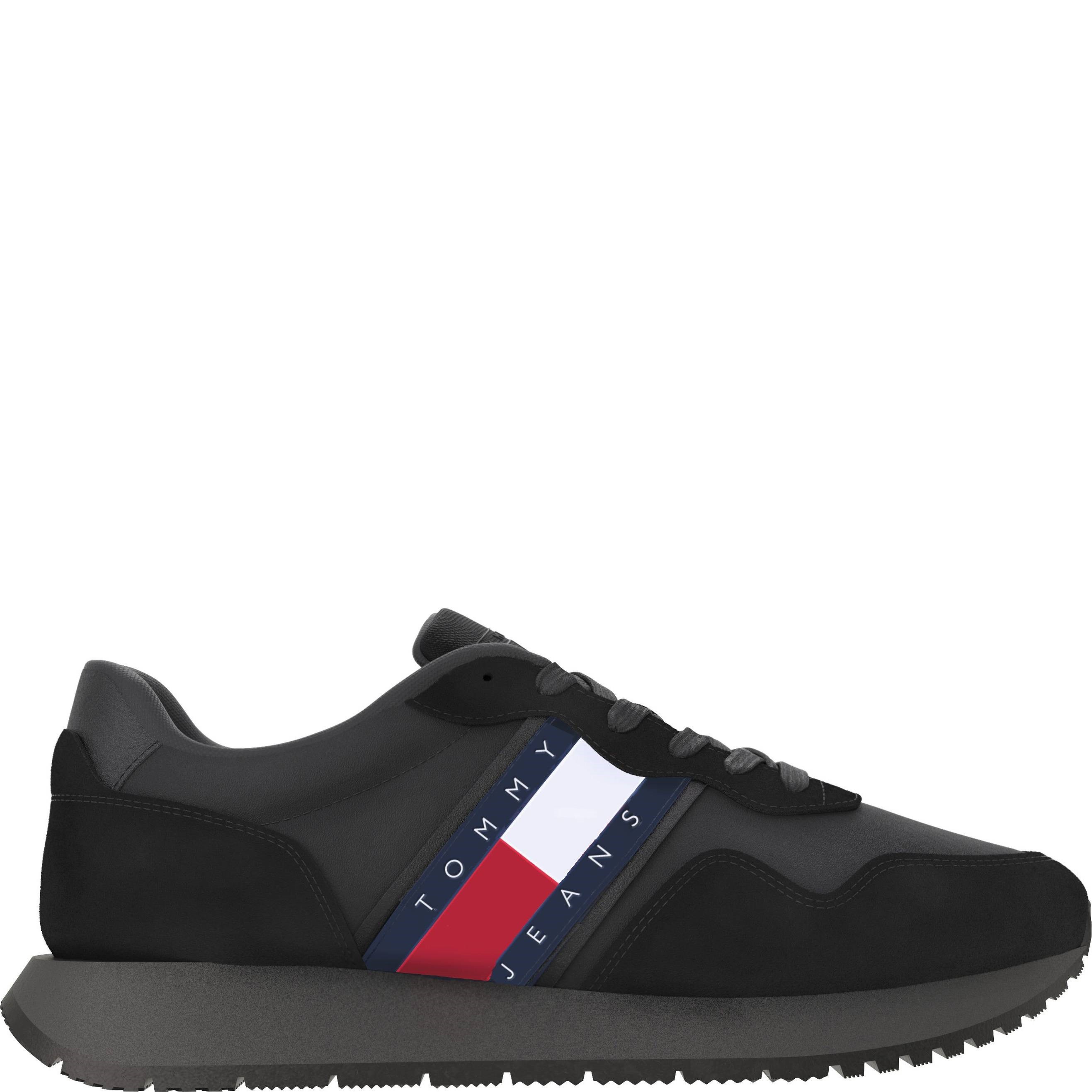 TOMMY JEANS Laisvalaikio bateliai vyrams, Juoda, Modern runner leisure 2