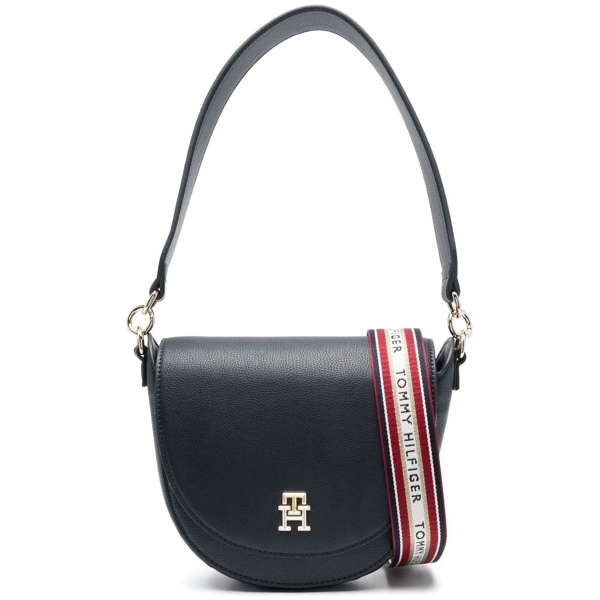 TOMMY HILFIGER Rankinė per petį moterims, Mėlyna, LIFE SADDLE BAG 1