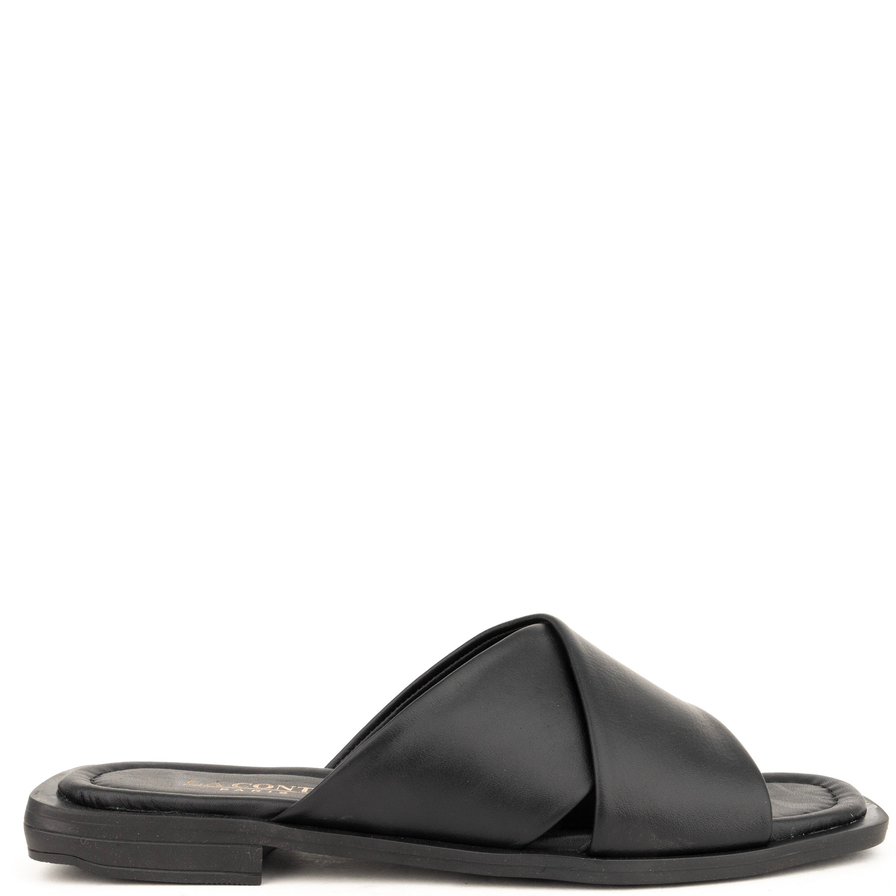 LA CONTE Šlepetės moterims, Juoda, Slippers 2