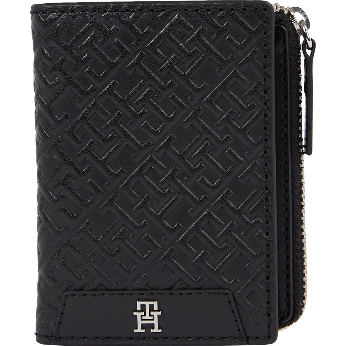 TOMMY HILFIGER Piniginė vyrams, Juoda, Monogram wizip wallets 1