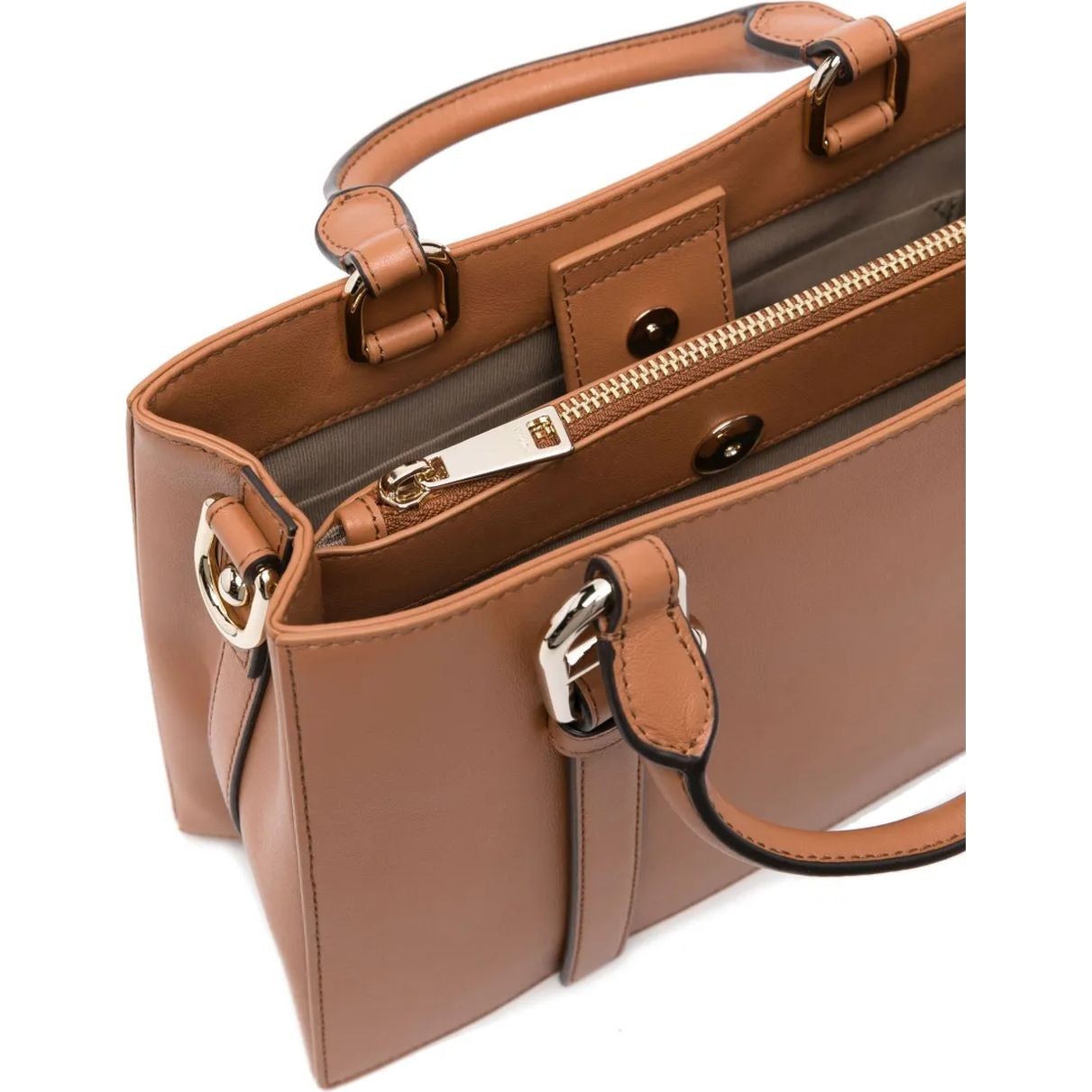 FURLA Pirkinių krepšys moterims, Ruda, Furla nuvola m tote 4