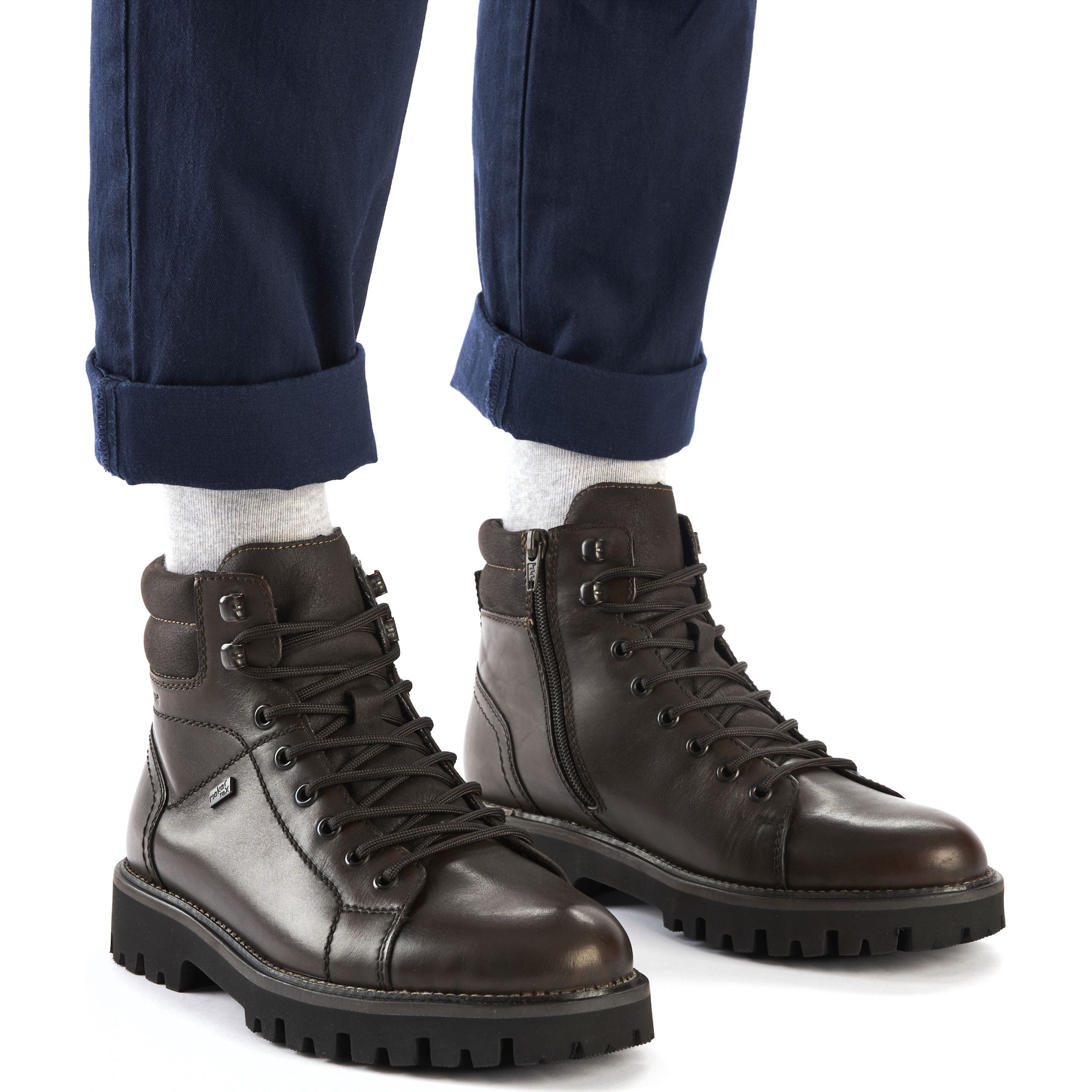 RIEKER Aulinukai vyrams, Ruda, Men's boots 2