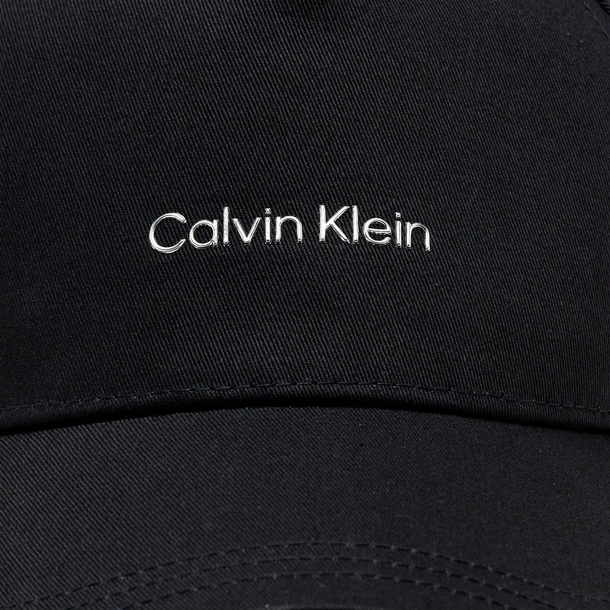 CALVIN KLEIN Kepurė moterims, Juoda, Must logo cap 3