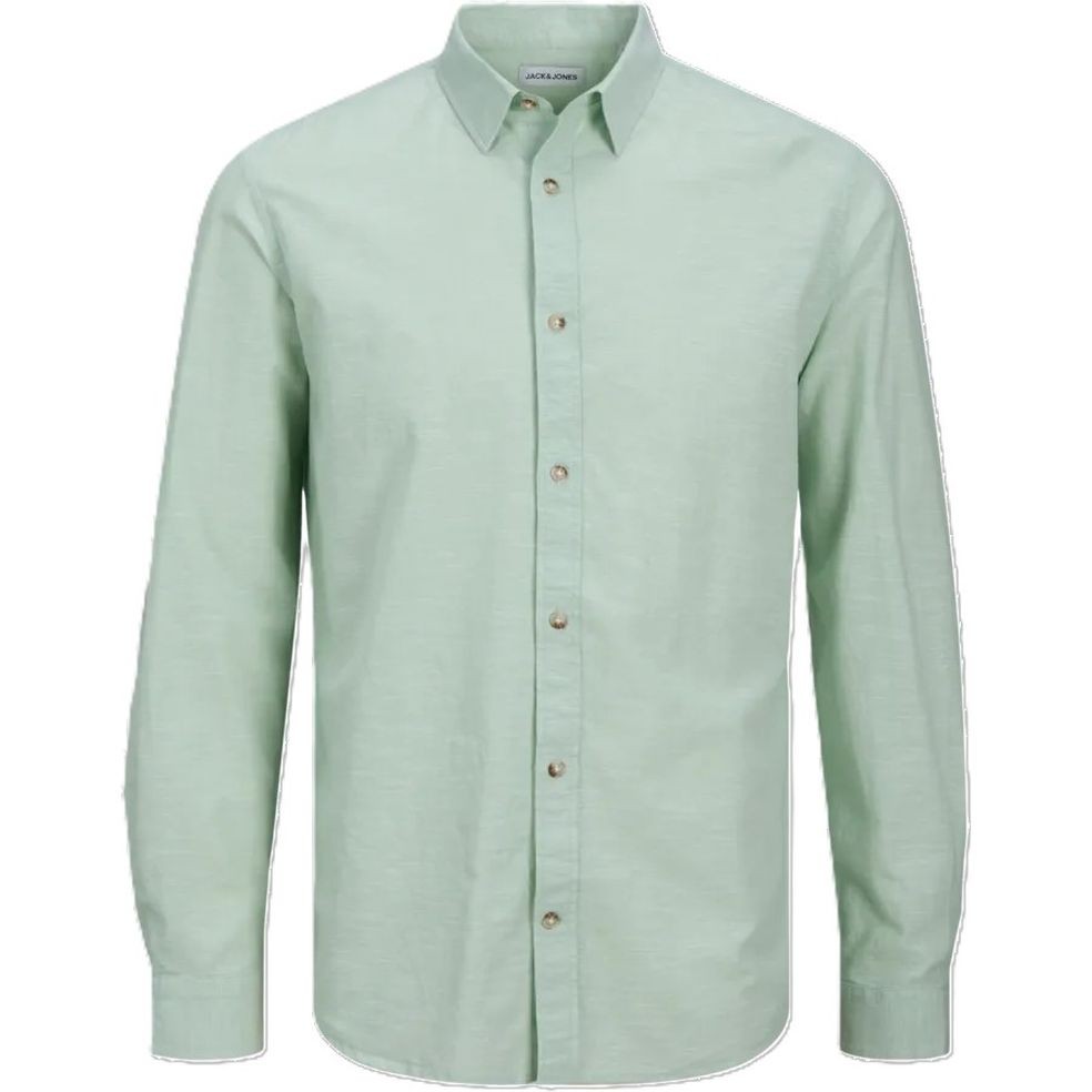 JACK & JONES Marškiniai ilgomis rankovėmis vyrams, Žalia, Summer shirt 1