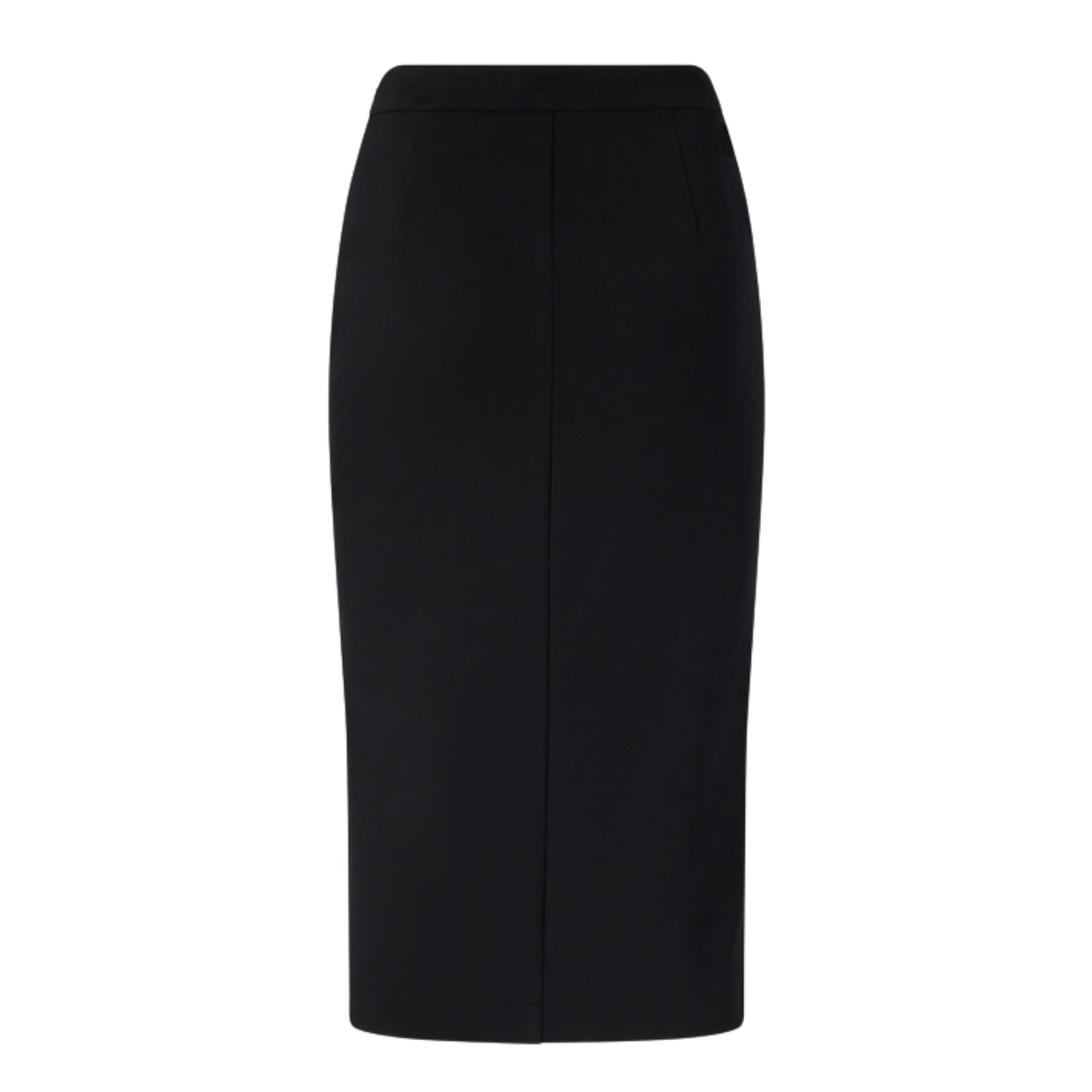 PINKO Maxi sijonas moterims, Juoda, Full milano knit pencil skirt 2