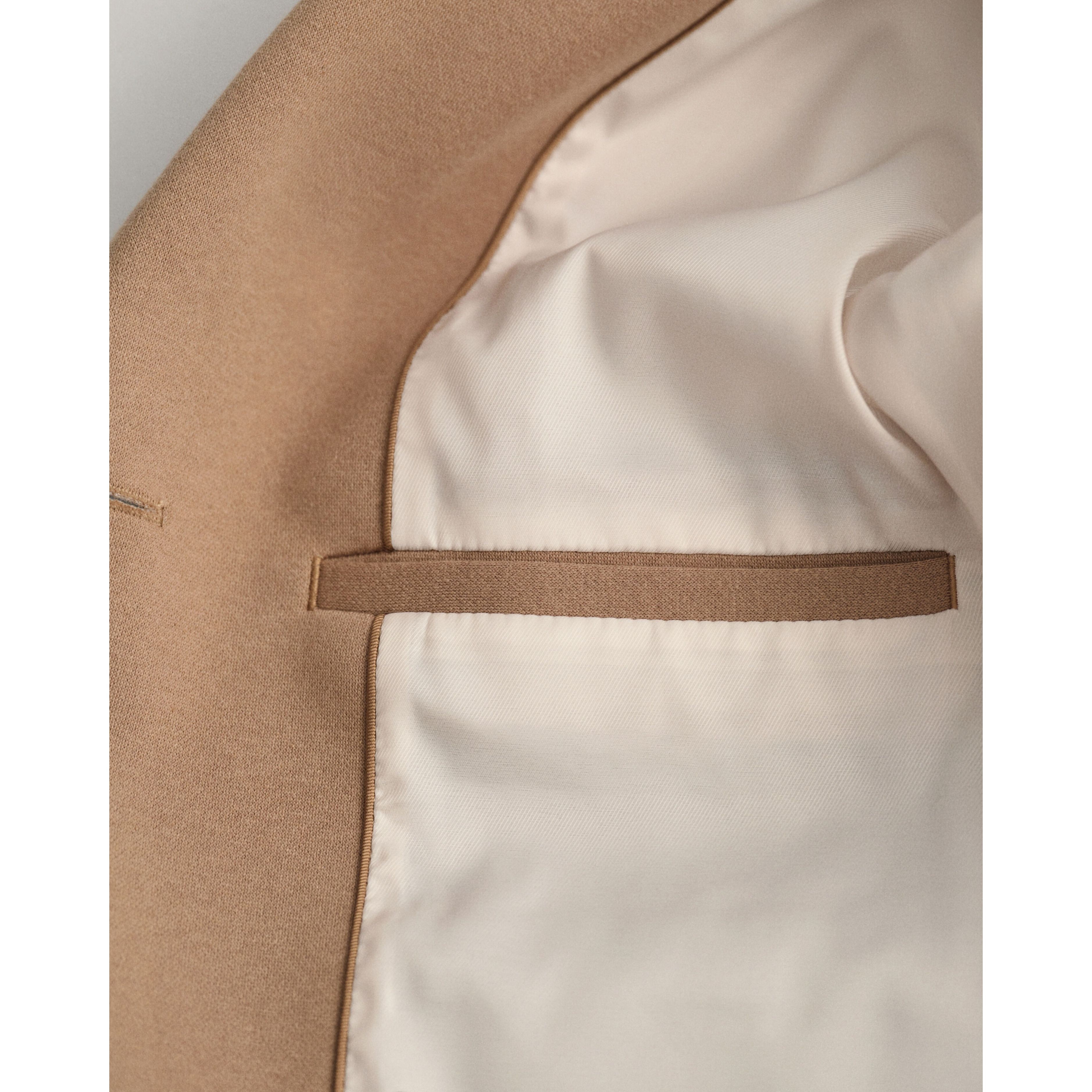 GANT Švarkas moterims, Chaki, REG JERSEY BLAZER 3