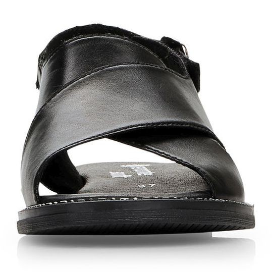 REMONTE Basutės moterims, Juoda, SANDALS 7