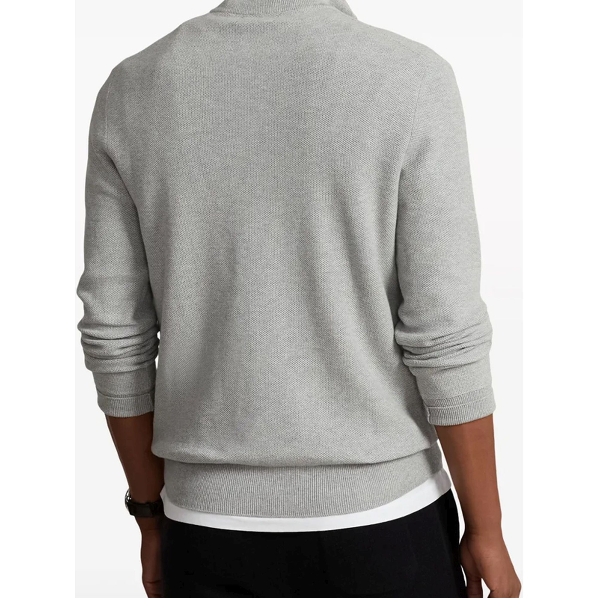 POLO RALPH LAUREN Megztinis vyrams, Pilka, Ls hz-long sleeve-pullover 3