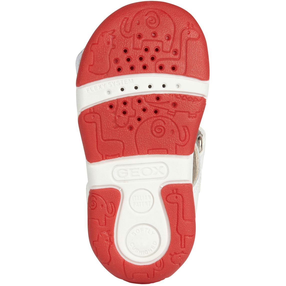 GEOX Basutės mergaitėms, Balta, SANDALS TAPUZ 6