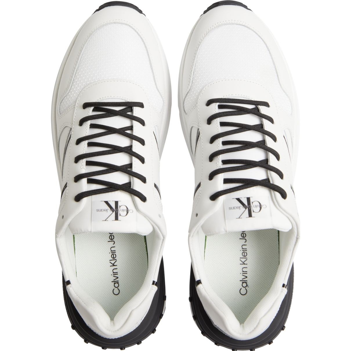 CALVIN KLEIN JEANS Sportiniai bateliai vyrams, Balta, CHUNKY RIBBON 3