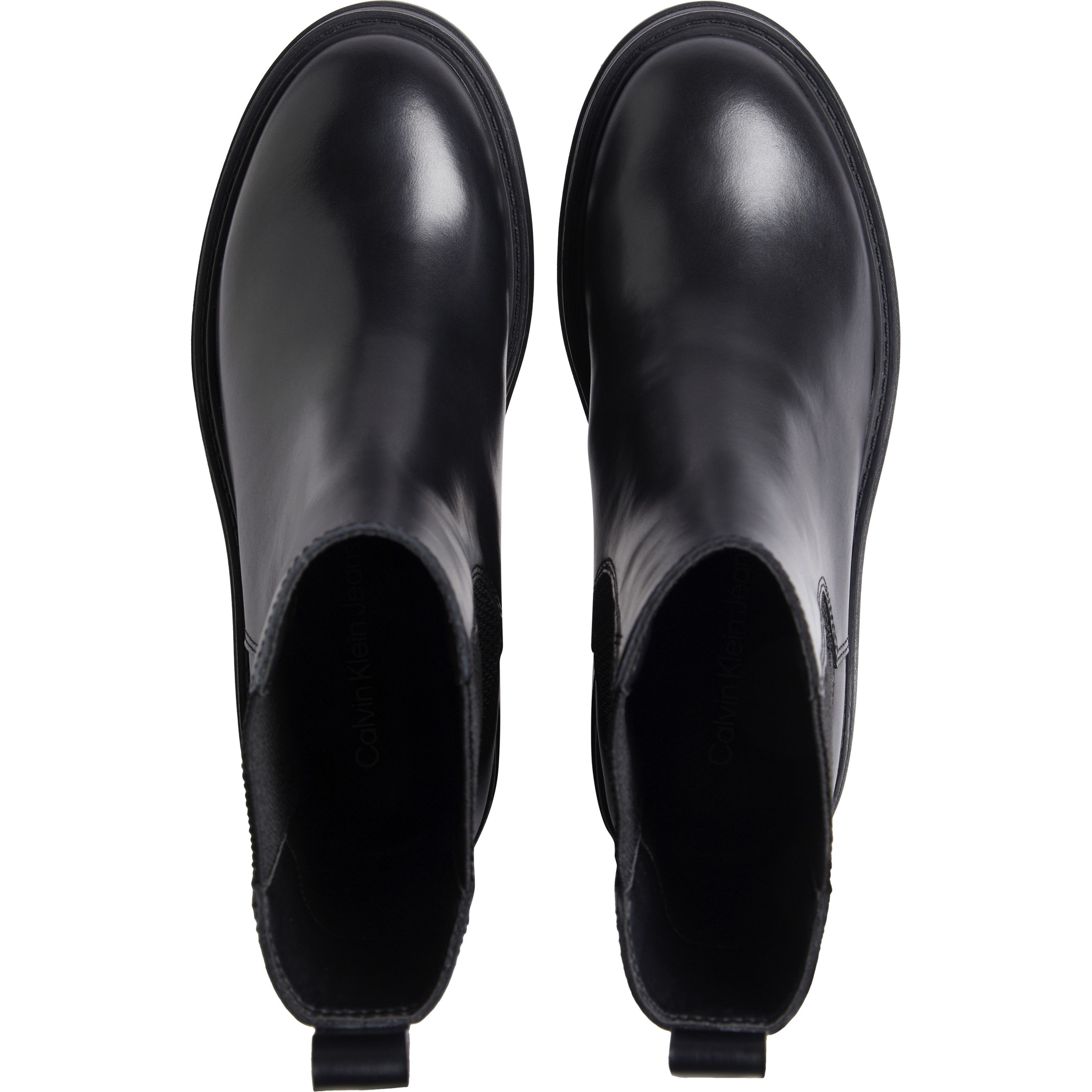 CALVIN KLEIN JEANS Aulinukai moterims, Juoda, Chunky heeled chelsea 4