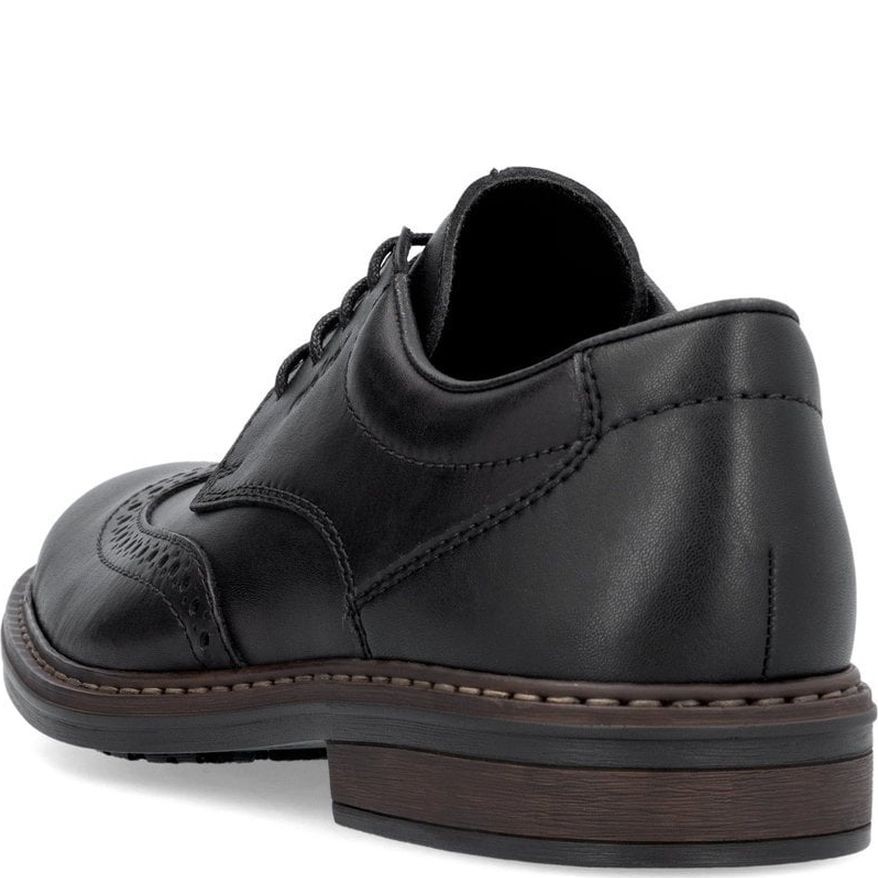RIEKER Klasikiniai batai vyrams, Juoda, Men's shoes 4