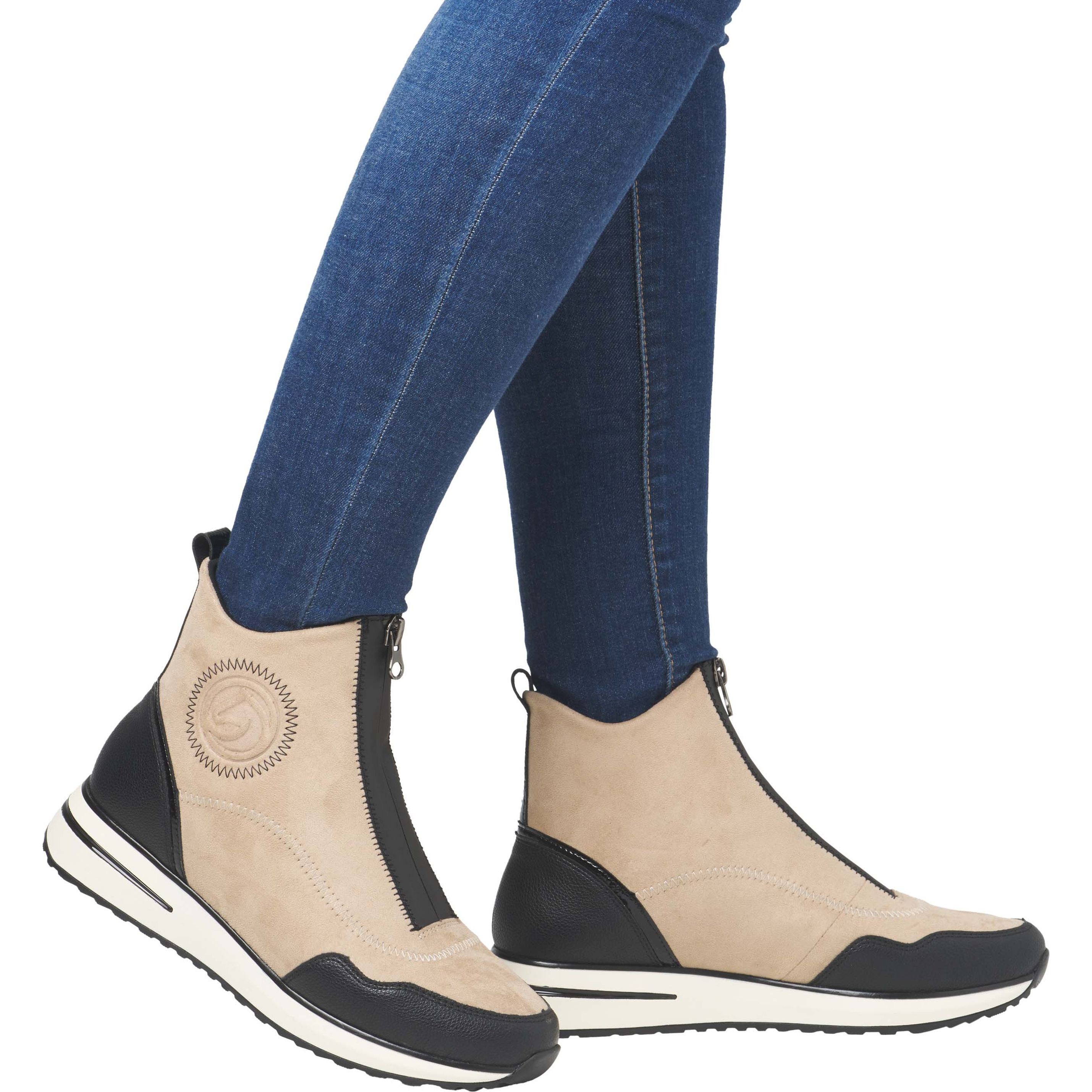 REMONTE Laisvalaikio bateliai moterims, Smėlio, Ladies mid height boots 2