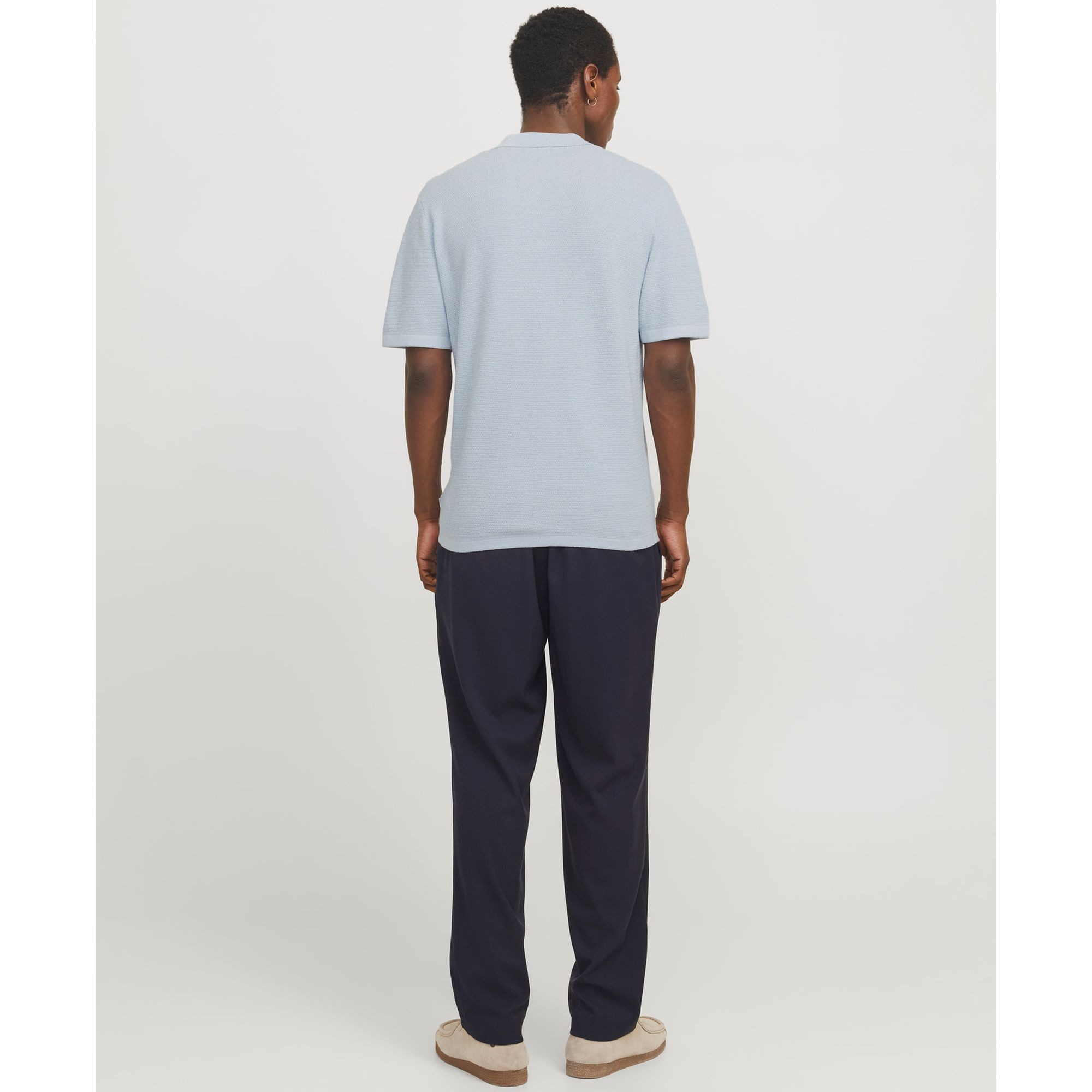 JACK & JONES Megzta palaidinė vyrams, Mėlyna, George knit polo 2