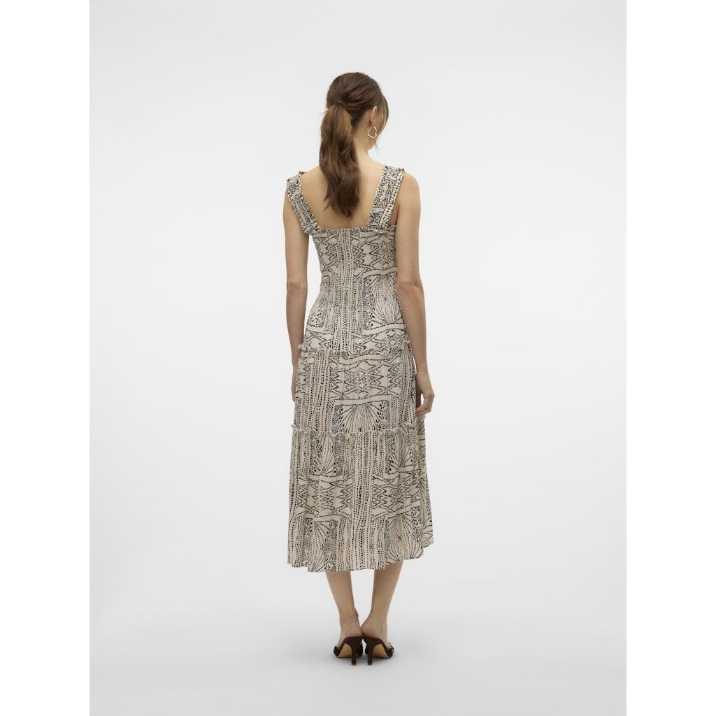 VERO MODA Midi suknelė moterims, Marga, Menny smock calf dress 4