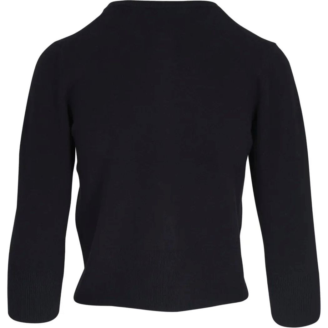 VINCE Kardiganas moterims, Juoda, Pearl button cardigan 2