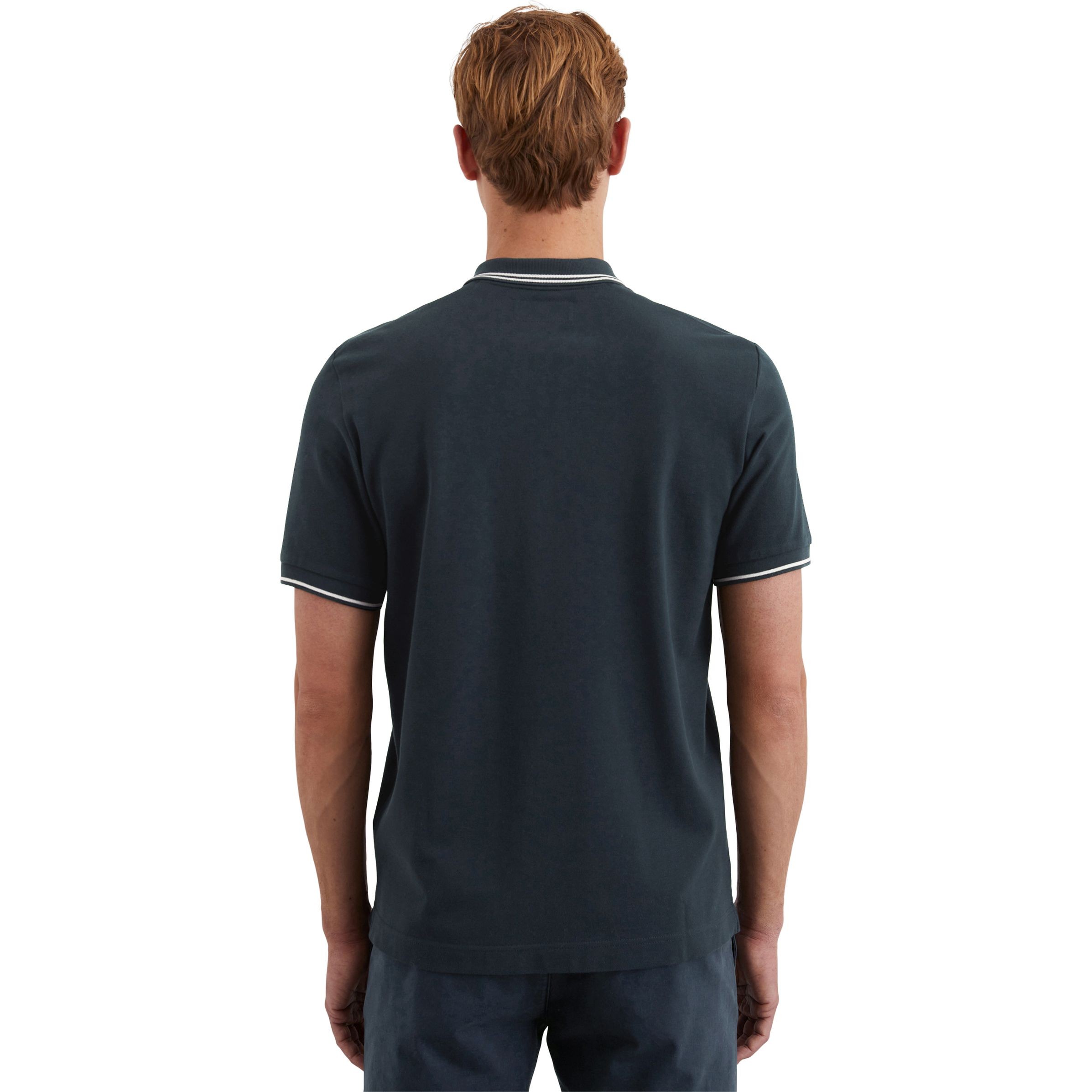 MARC O'POLO Polo marškiniai trumpos rank. vyrams, Mėlyna, Polo short 523223053054 3