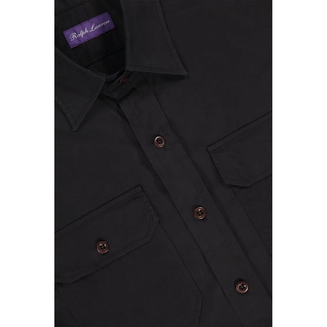 RALPH LAUREN PURPLE Marškiniai ilgomis rankovėmis vyrams, Juoda, Long sleeve sport shirt 3