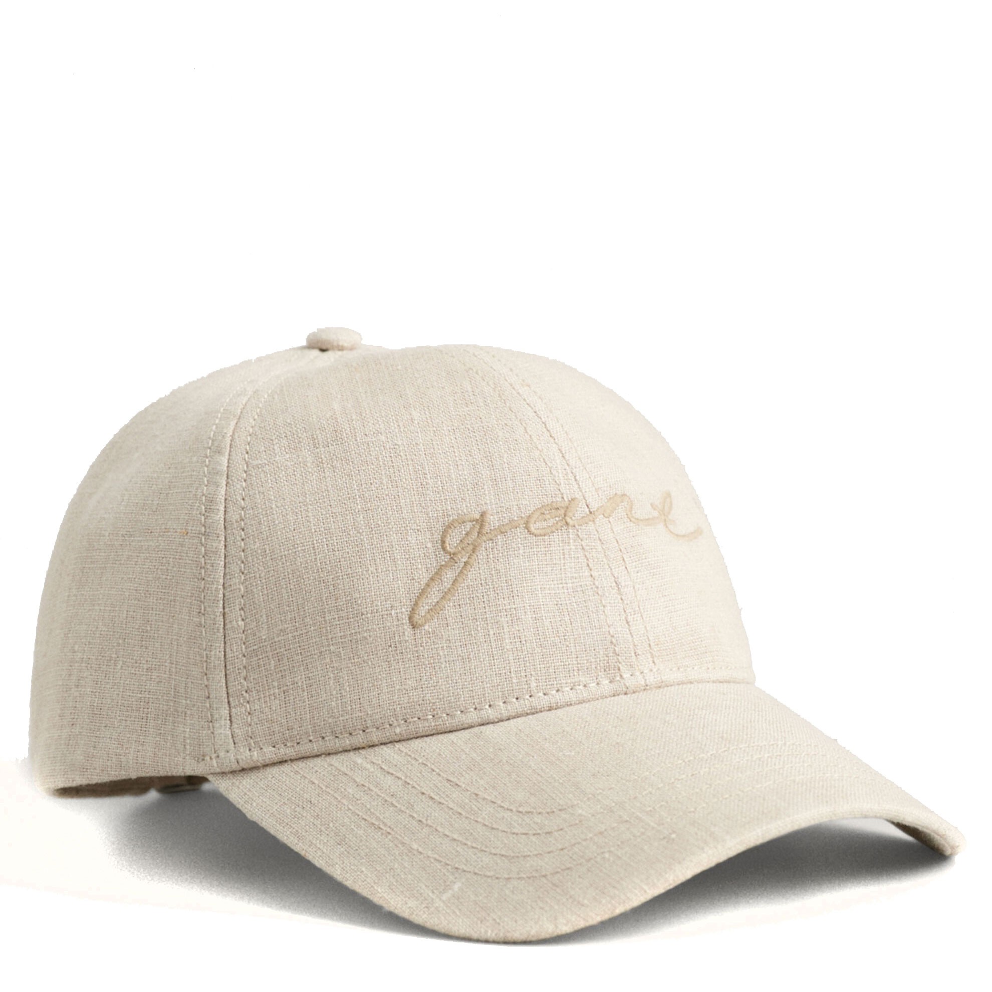 GANT Kepurė moterims, Smėlio, LINEN CAP 1
