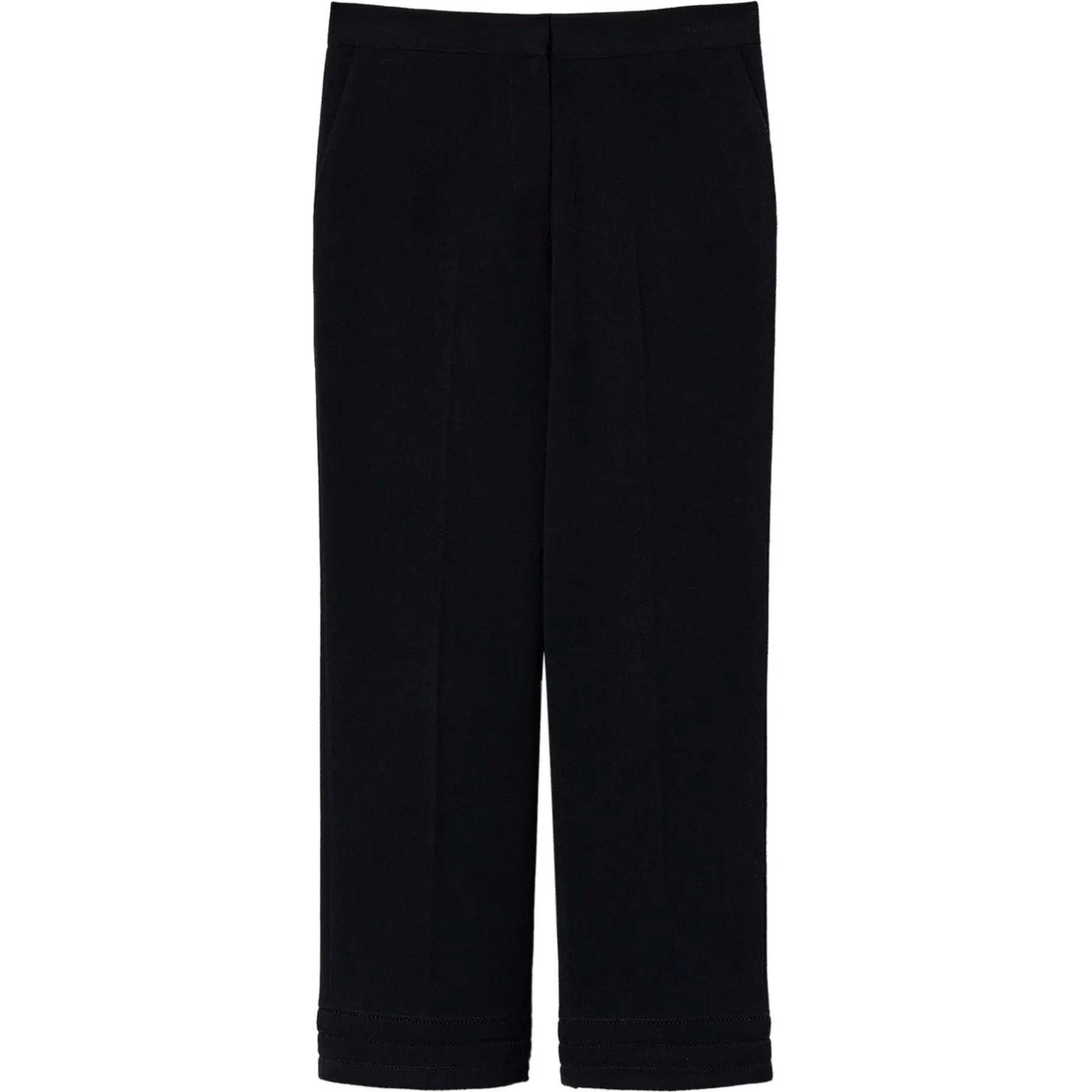 TWINSET Kelnės moterims, Mėlyna, Straight-leg trousers