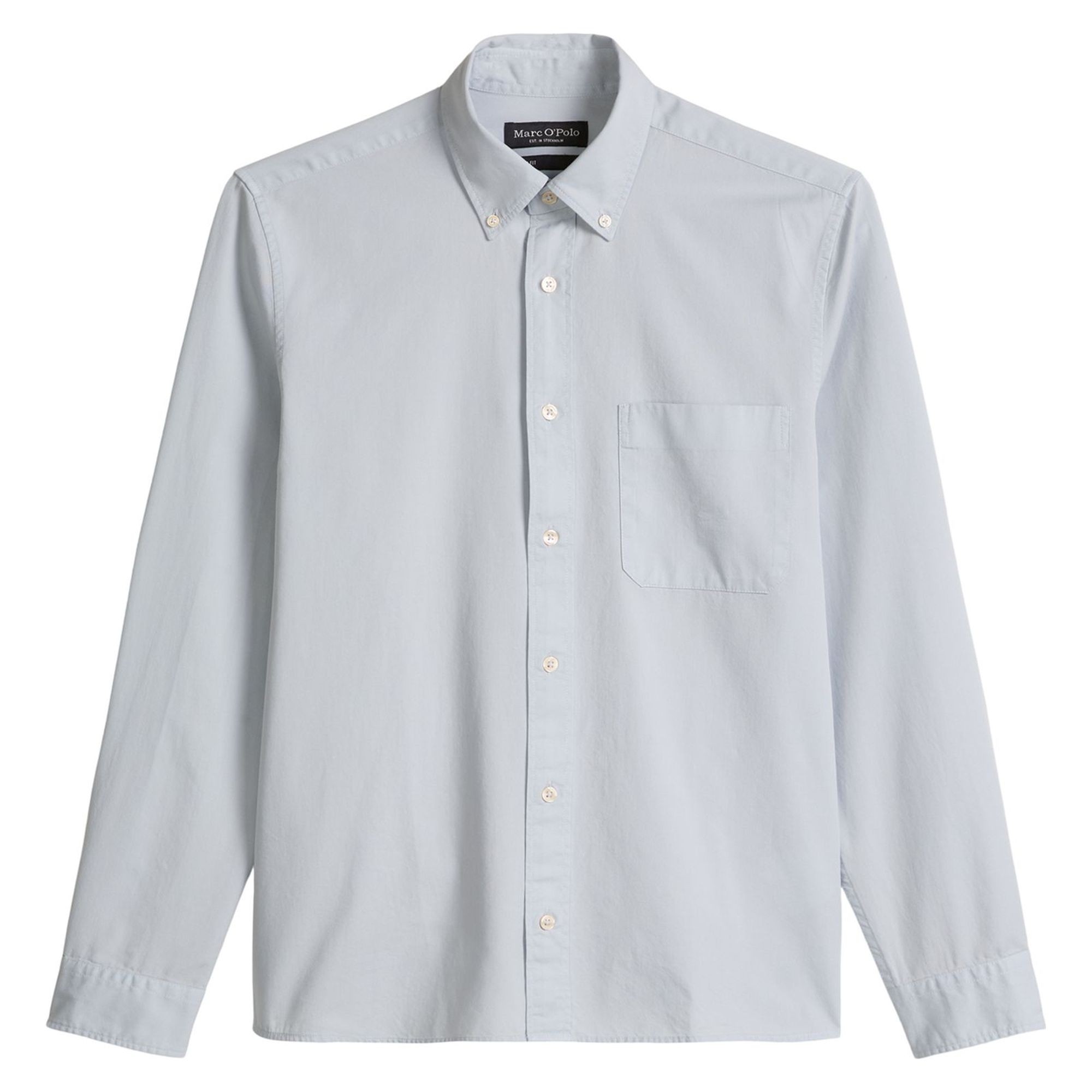 MARC O'POLO Marškiniai ilgomis rankovėmis vyrams, Pilka, 5000012786 Shirts lon