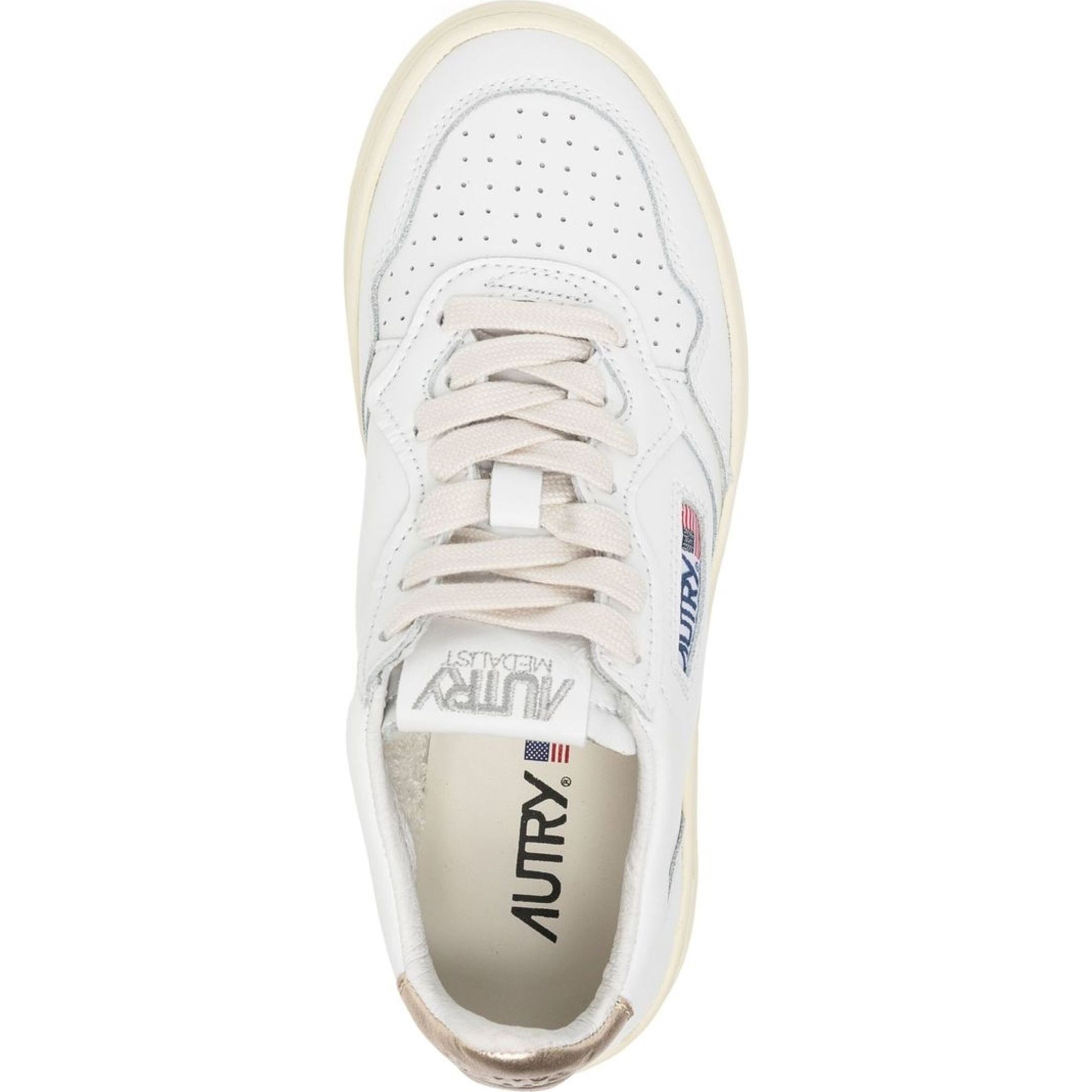 AUTRY Sportiniai bateliai moterims, Balta, Medalist low  sneakers 4